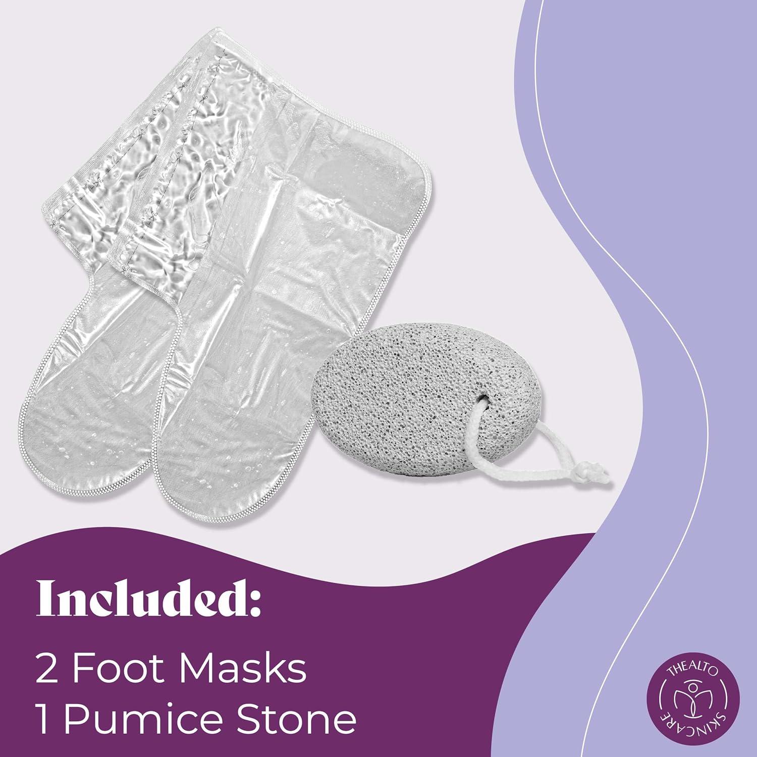 Mascarilla Exfoliante para Pies Thealto - Aroma Lavanda - 2 Piezas
