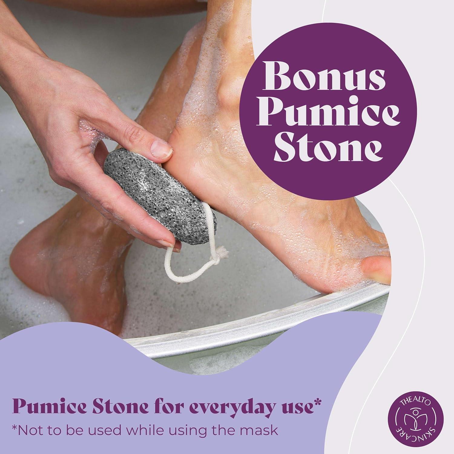 Mascarilla Exfoliante para Pies Thealto - Aroma Lavanda - 2 Piezas