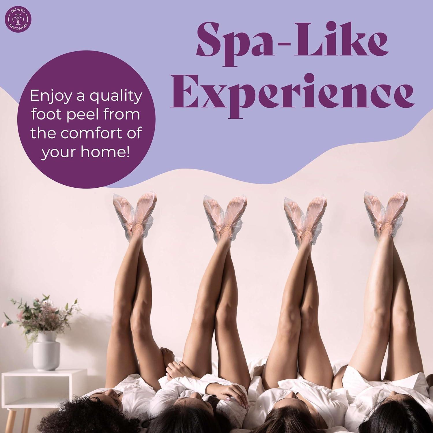 Mascarilla Exfoliante para Pies Thealto - Aroma Lavanda - 2 Piezas