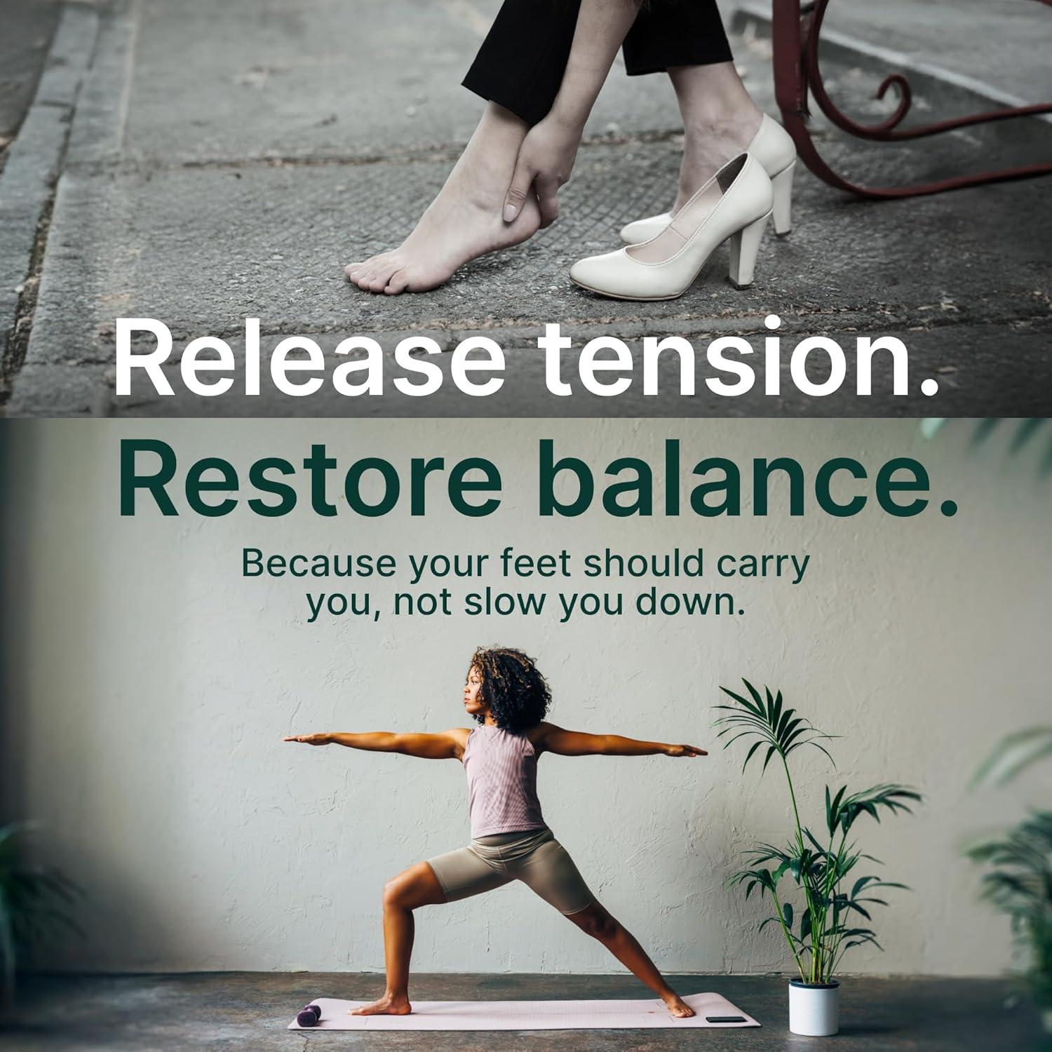 Kit de Cuidado para Pies YogaMedic: 3 Mascarillas Hidratantes y 2 Pelotas de Masaje