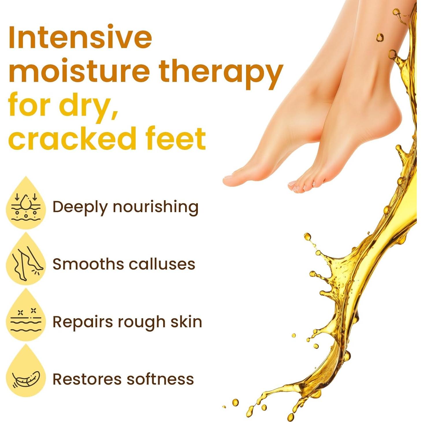 Mascarilla Hidratante para Pies Bloomora - 6 Pares con Karité