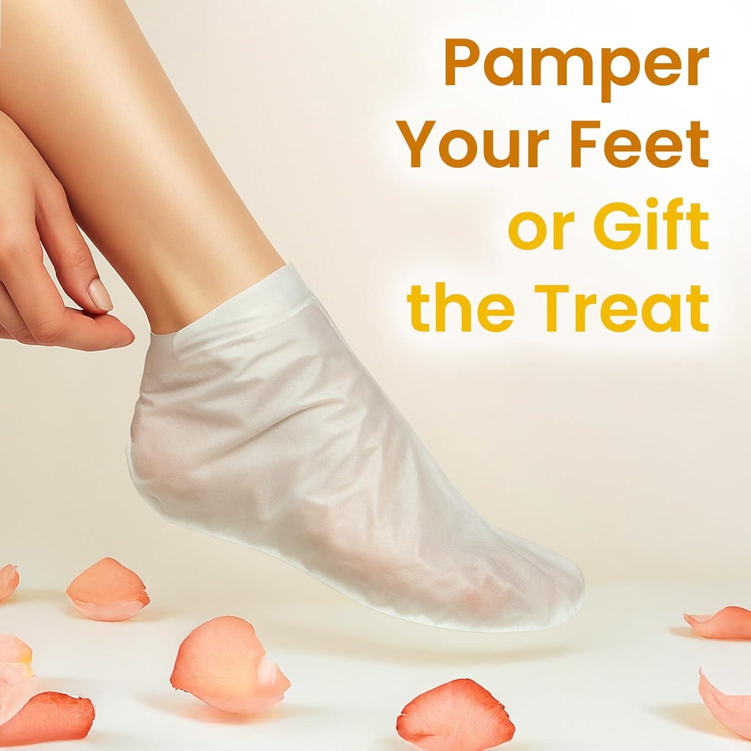 Mascarilla Hidratante para Pies Bloomora - 6 Pares con Karité