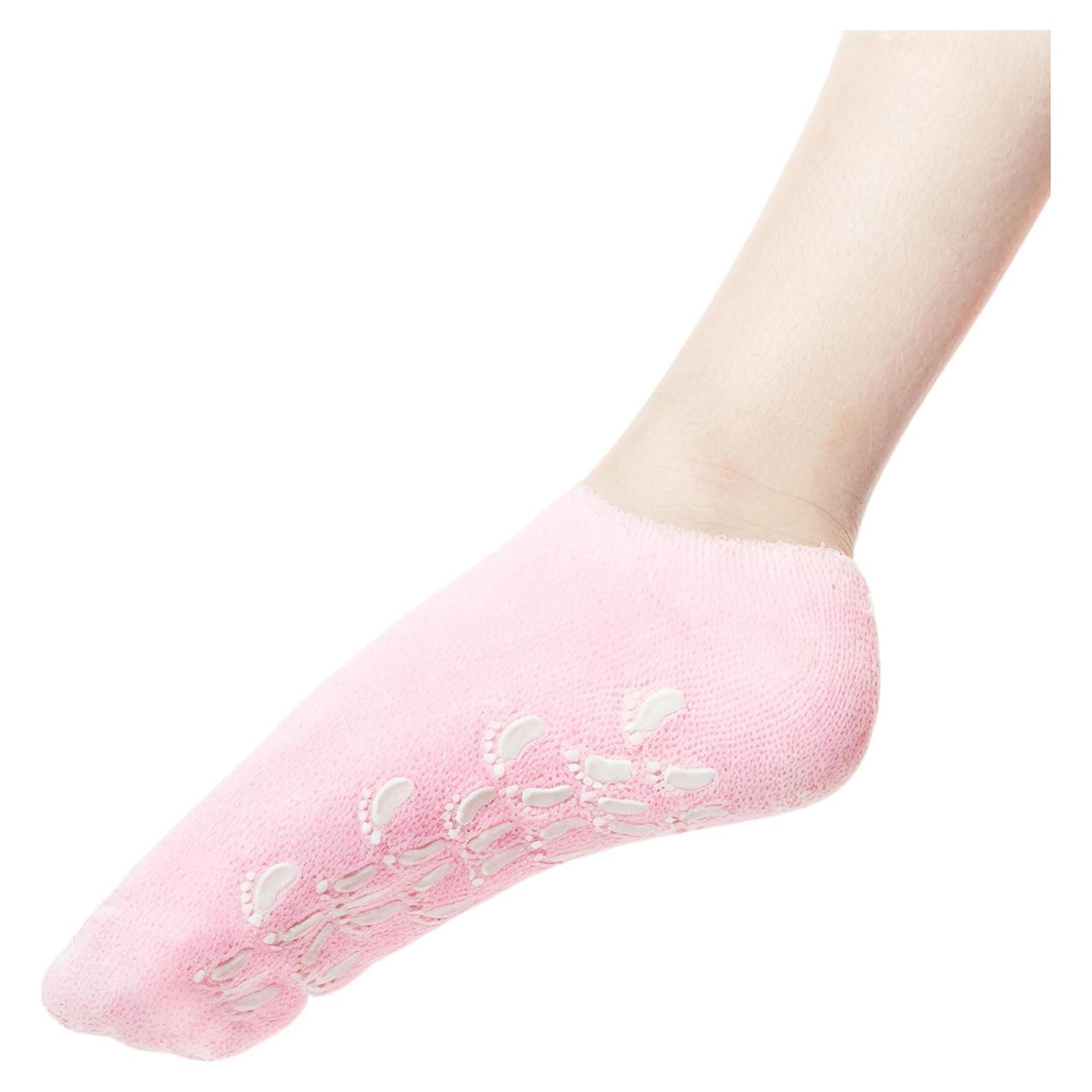 Calcetines Exfoliantes de Gel YNHIAG para Pies - Hidratación y Cuidado (T. 35-45, Rosa)