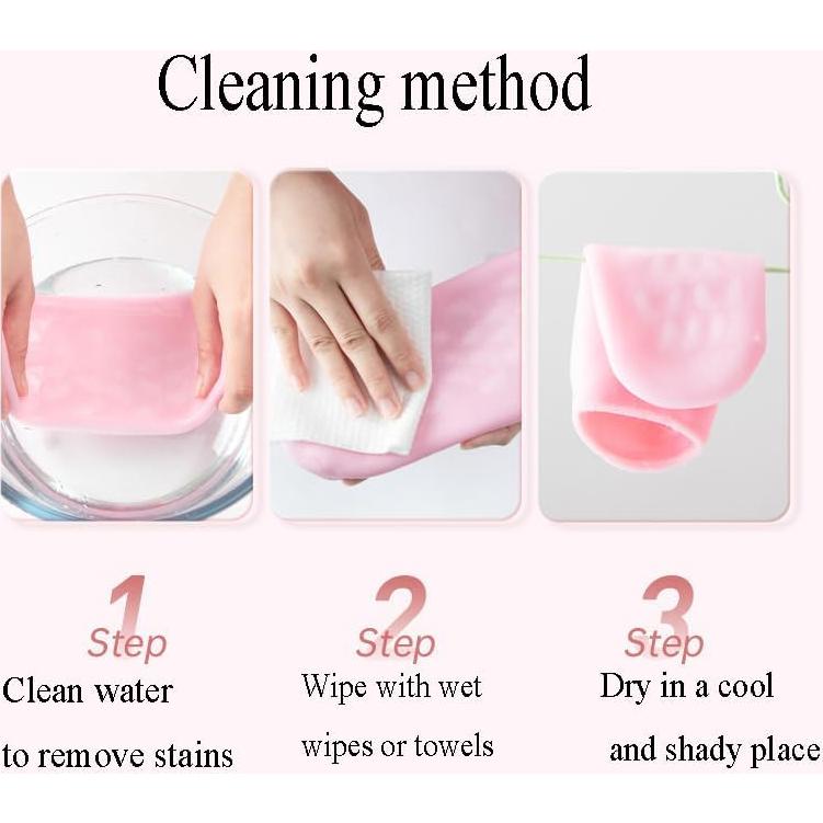 Calcetines Exfoliantes de Gel YNHIAG para Pies - Hidratación y Cuidado (T. 35-45, Rosa)