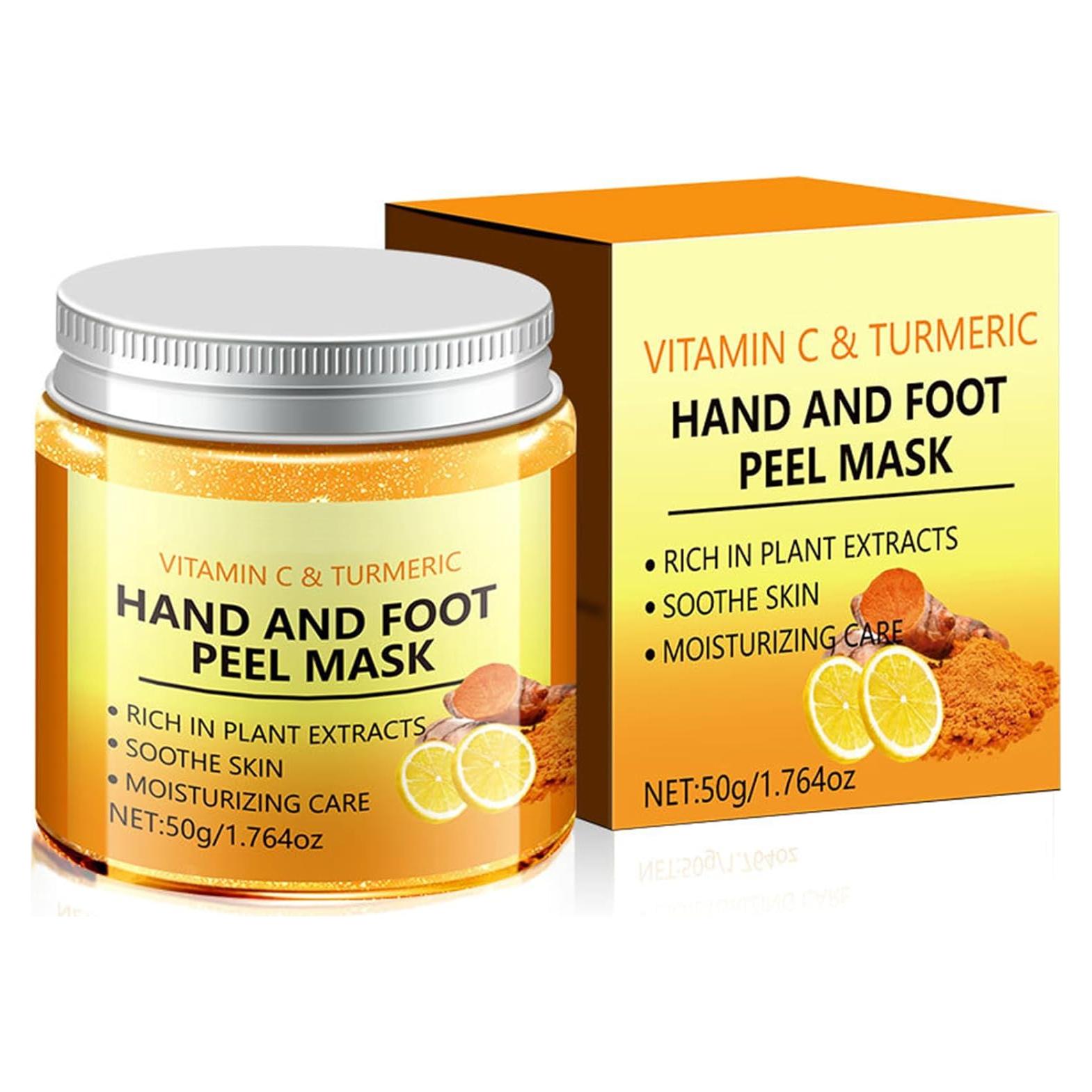 Máscara Exfoliante para Manos y Pies LAIKME 50g Vitamina C y Cúrcuma