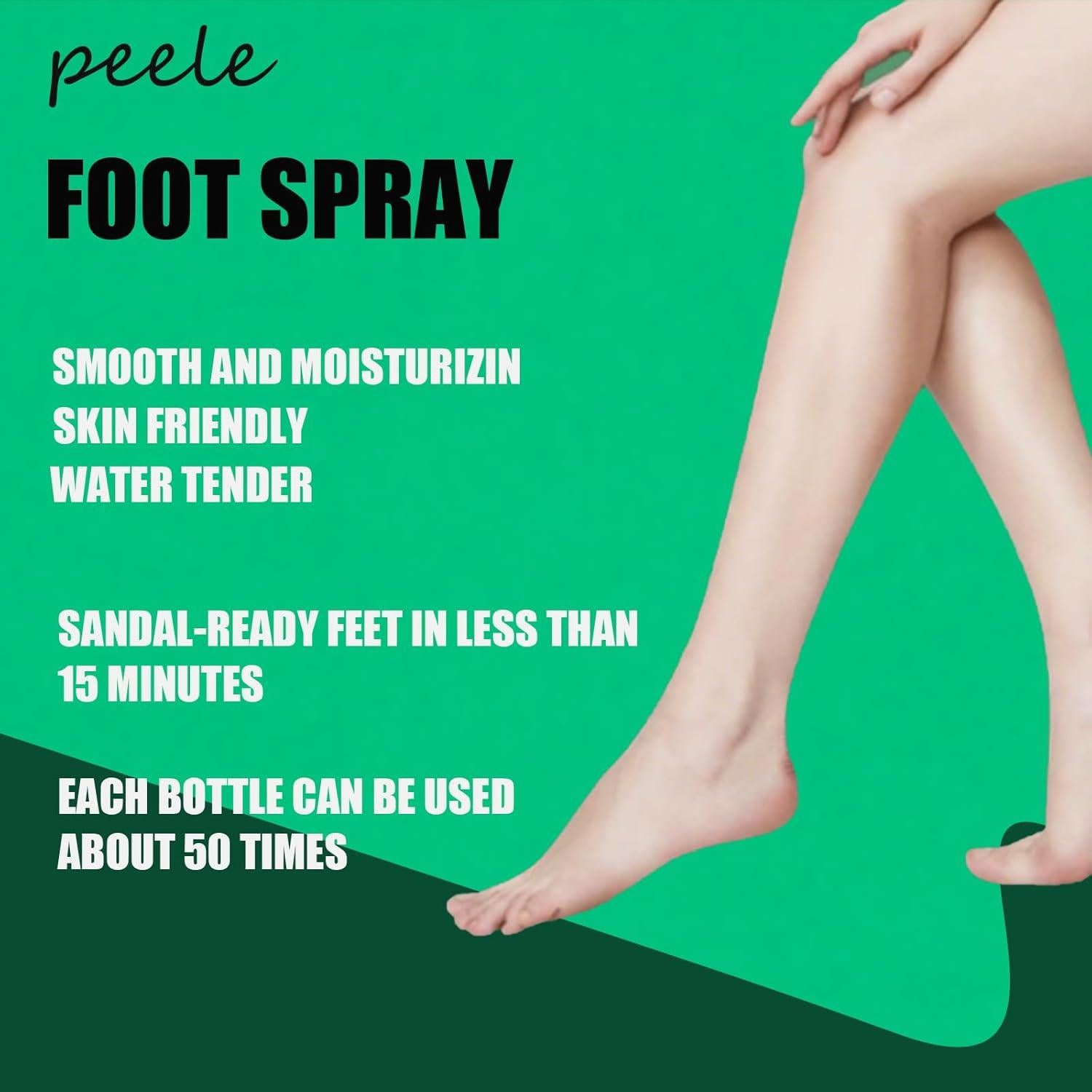 Spray Exfoliante para Pies Peele 120ml - Elimina Piel Muerta