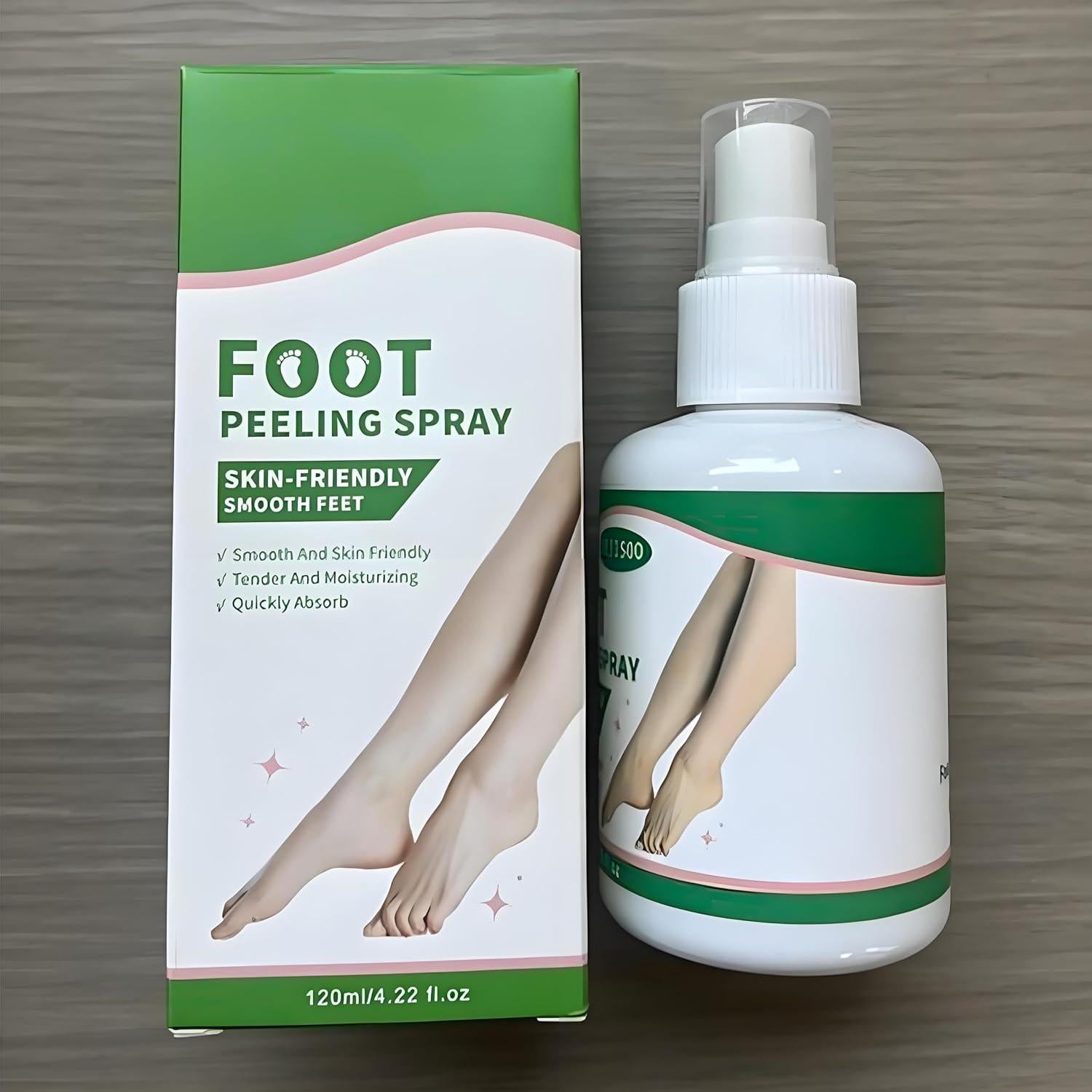 Spray Exfoliante para Pies Peele 120ml - Elimina Piel Muerta