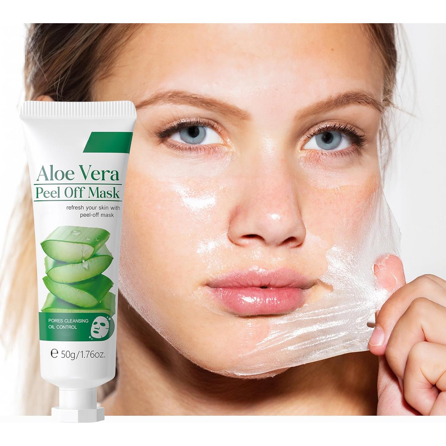 Mascarilla Peel Off de Gel Aloe Vera DLZZRS 50g Hidratante