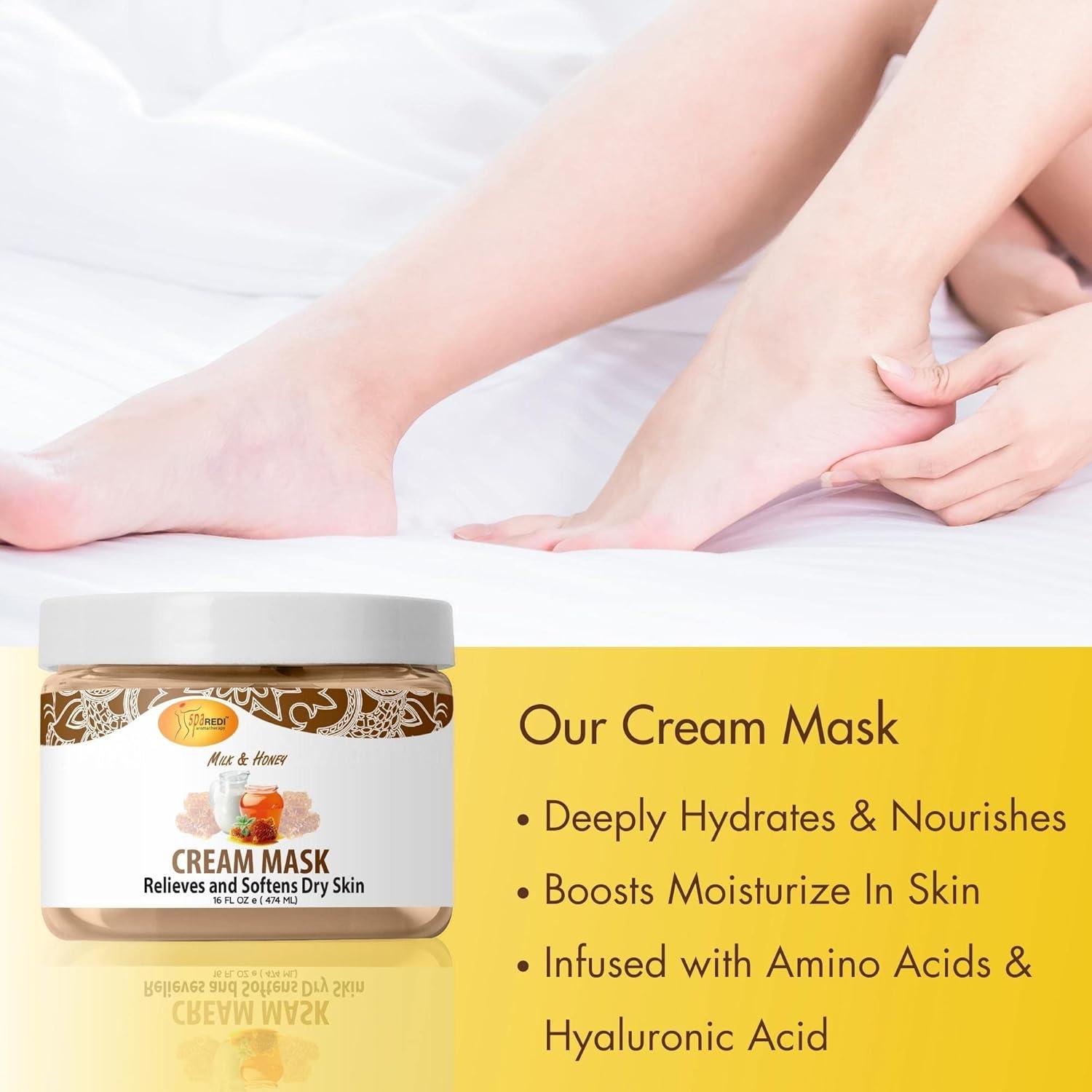Crema y Mascarilla SPA REDI para Cuerpo y Pies 453.6 g