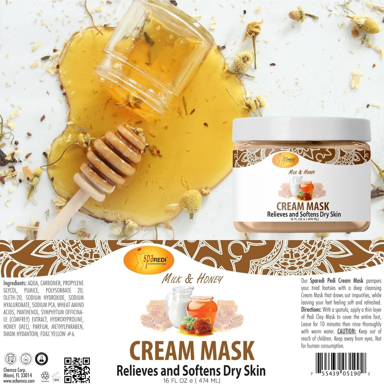Crema y Mascarilla SPA REDI para Cuerpo y Pies 453.6 g