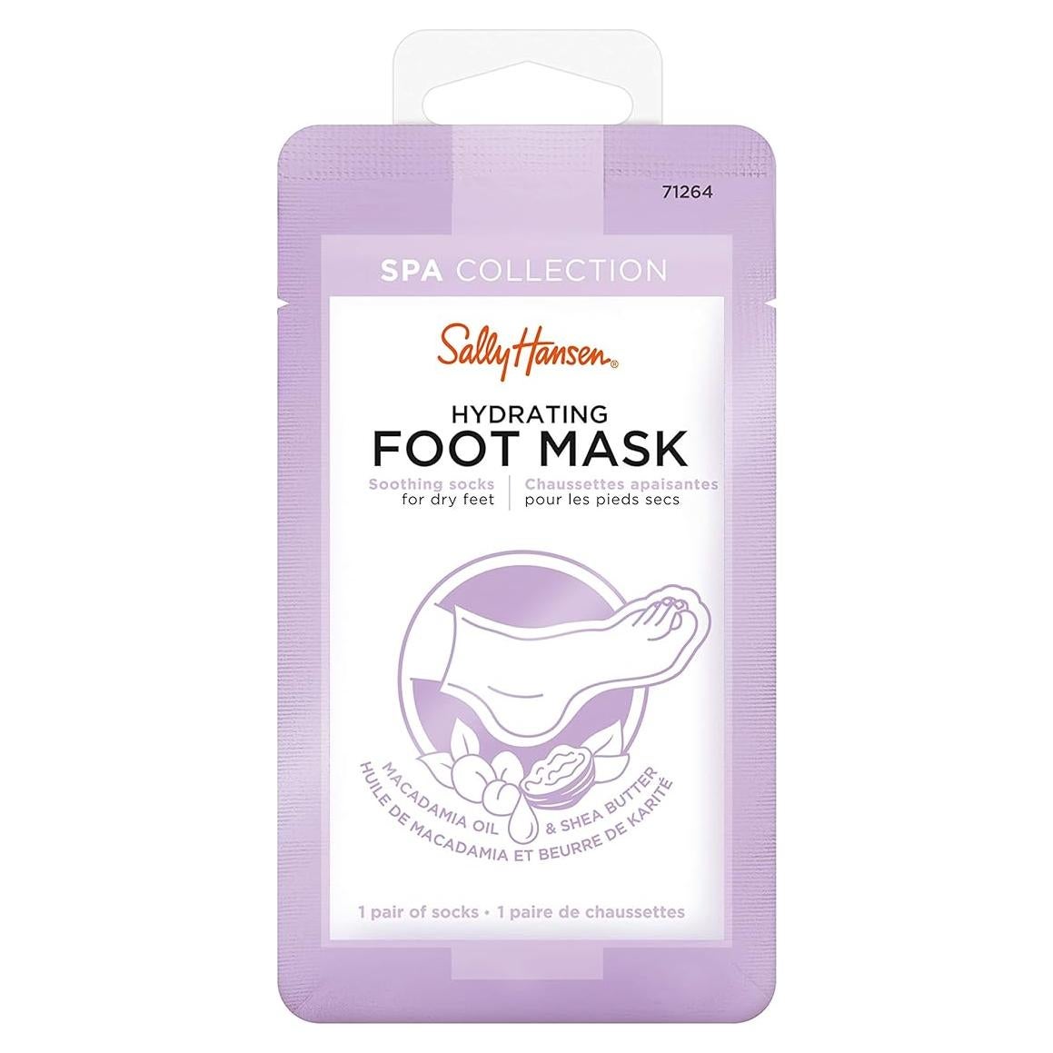 Sally Hansen Máscara Hidratante para Pies 1 Cuenta Macadamia