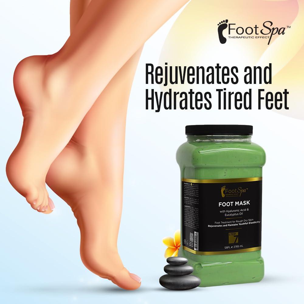 Mascarilla Crema para Pies Chemco 3.63 L Hidratante Menta Eucalipto