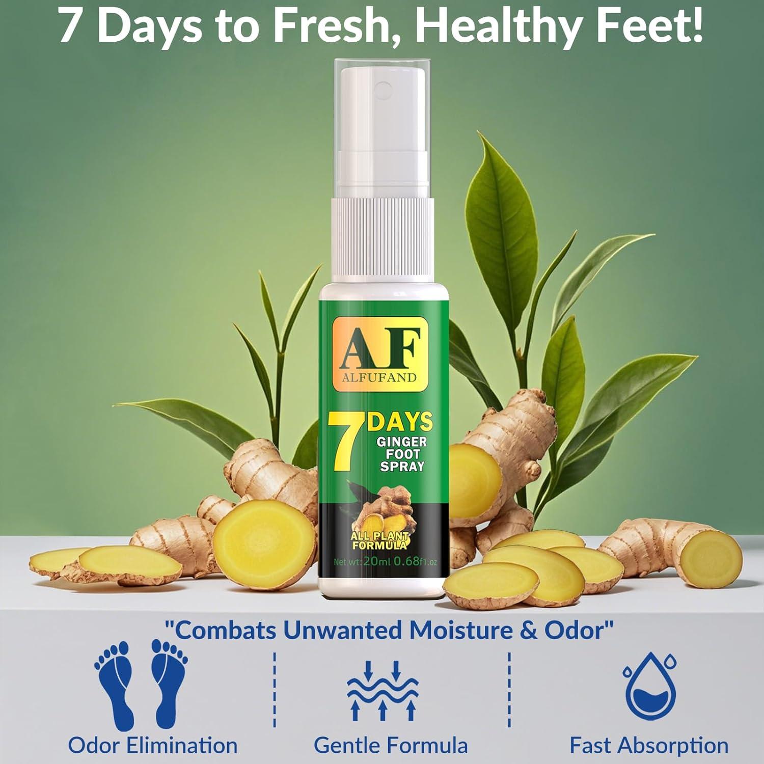 Spray para Pies HolistiCare 20 ml - Sin Fragancia, Jengibre