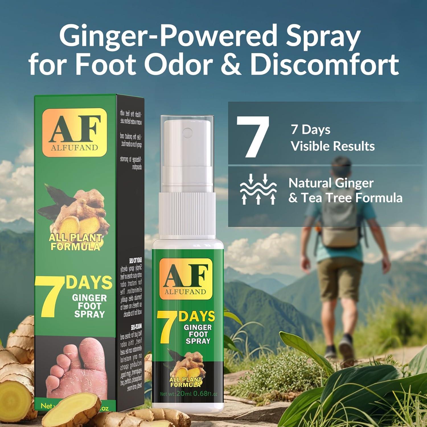 Spray para Pies HolistiCare 20 ml - Sin Fragancia, Jengibre