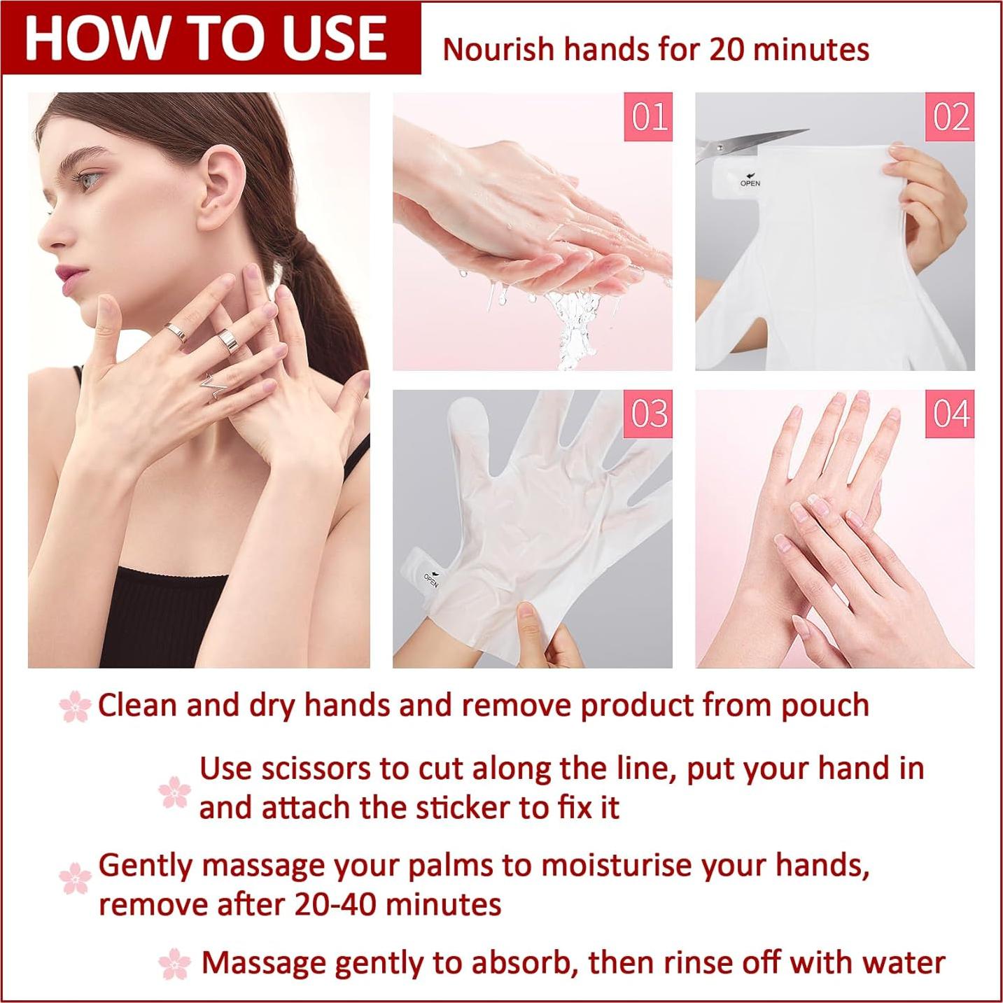 Guantes Hidratantes para Manos PPDanYi - 6 Pares, Cuidado Suave