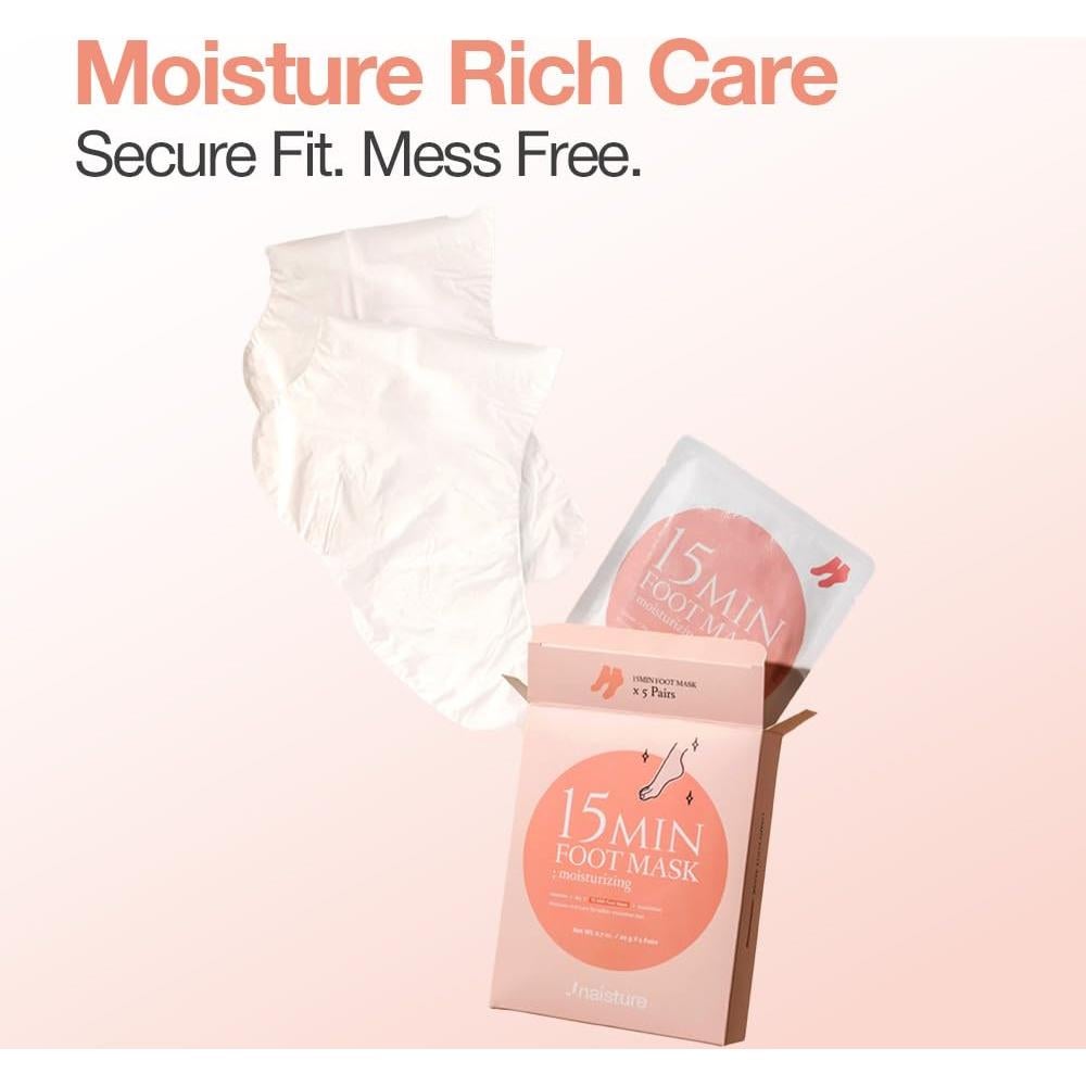 Mascarilla Hidratante para Pies Naisture - 15 Min Revitalizante