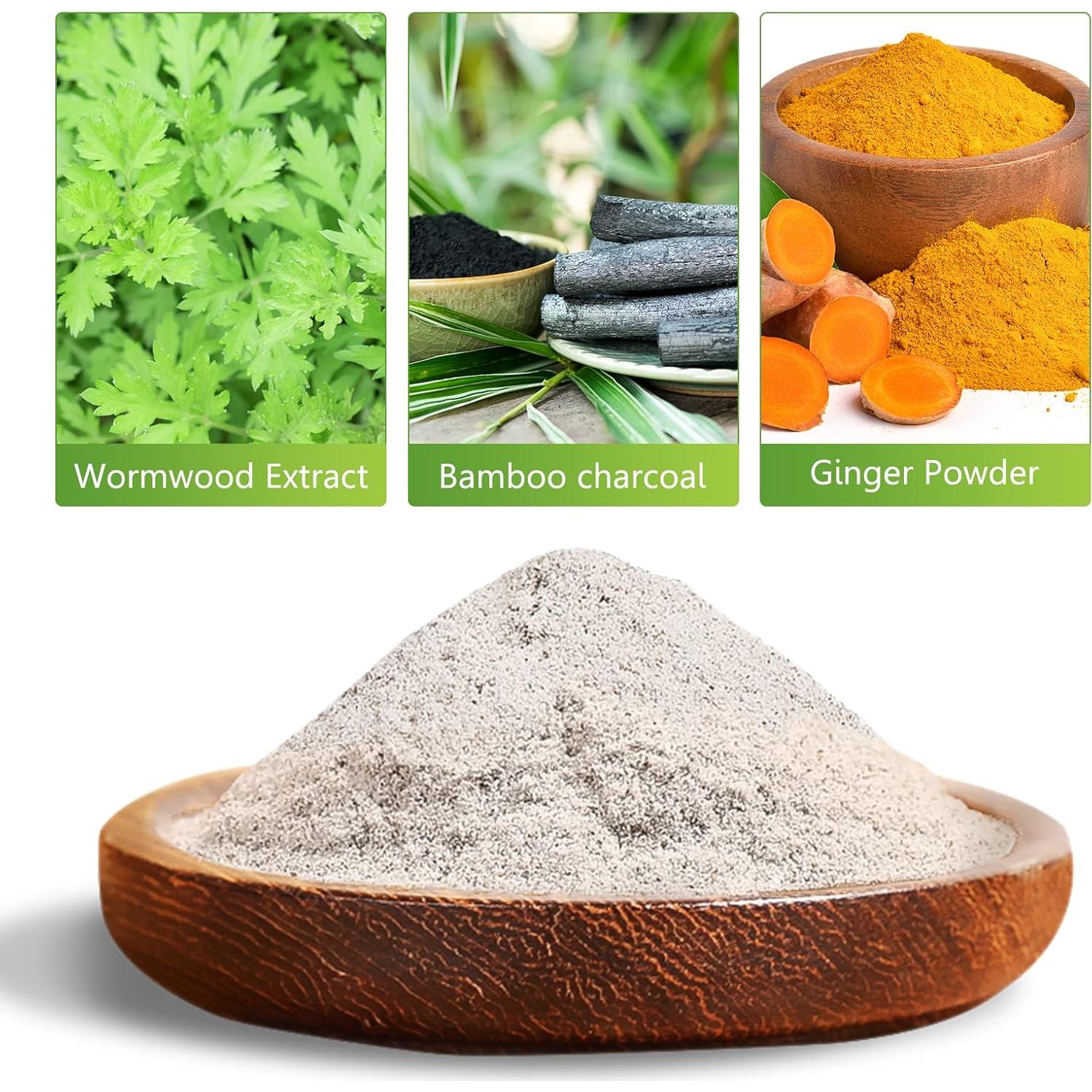 50 Almohadillas para Pies de Jengibre y Vinagre de Bambú