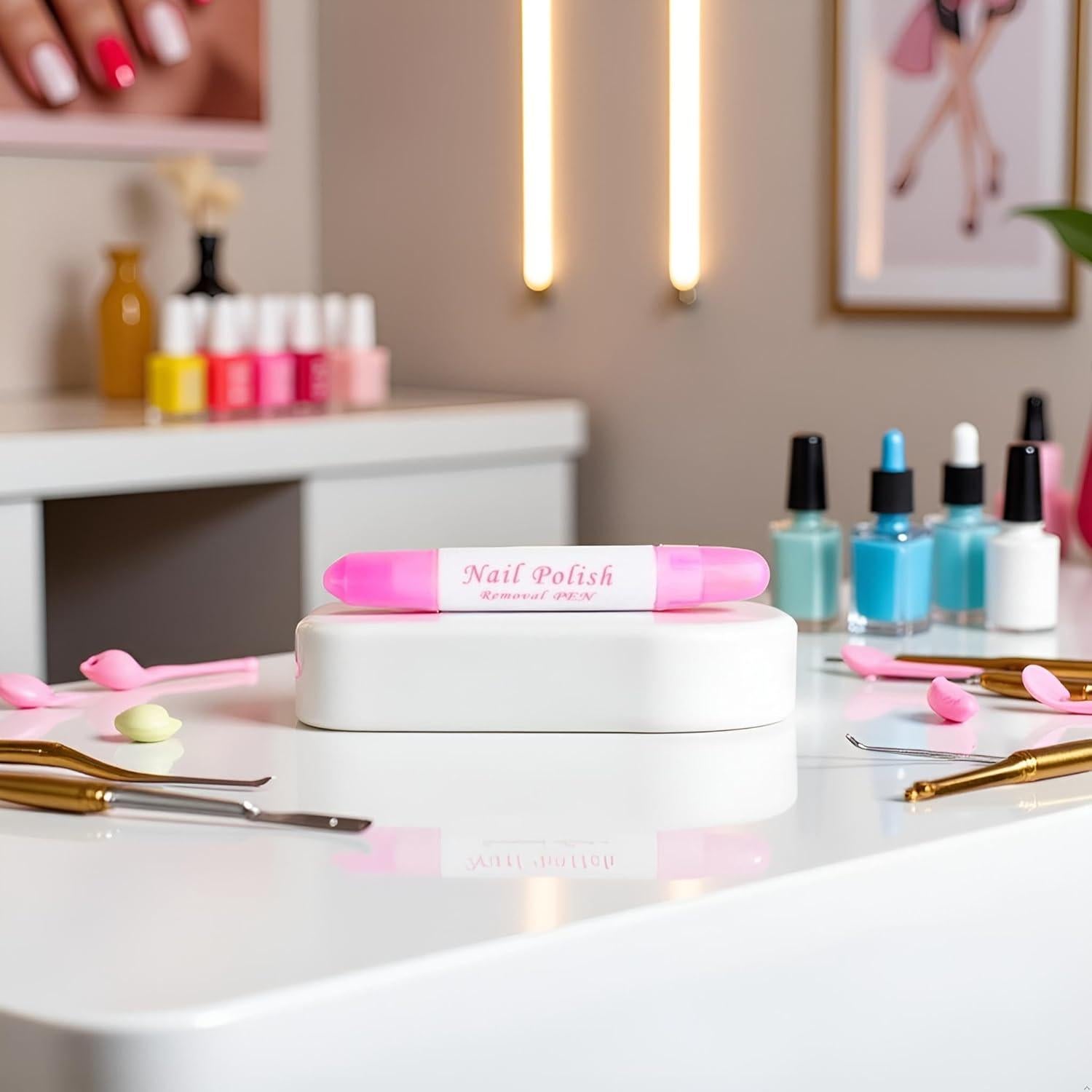 Bolígrafo Corrector de Esmalte Rosa YuanHolumid 6g