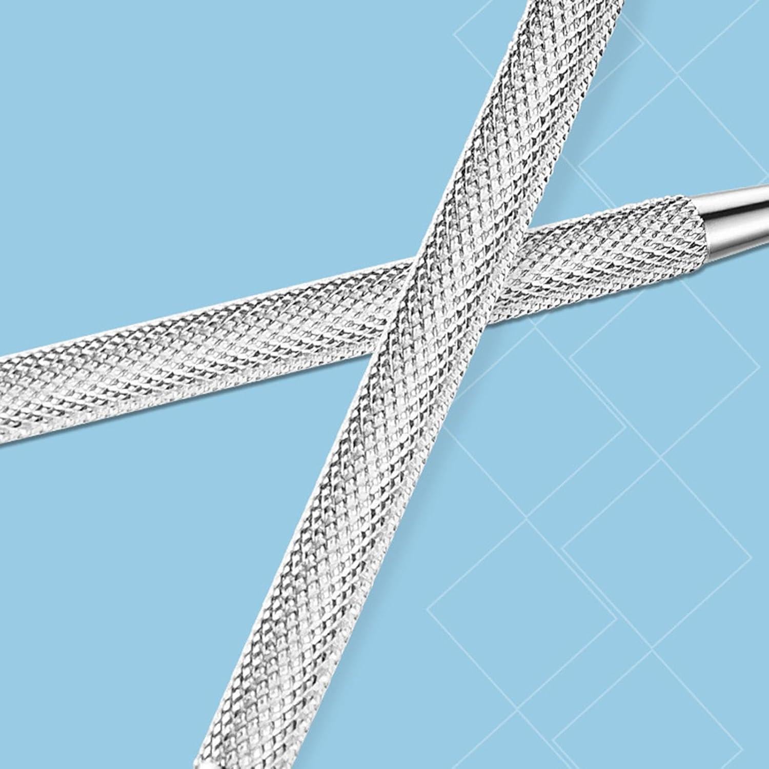 Empujador de Cutículas Acero Inoxidable LINLIJIA Doble Cara