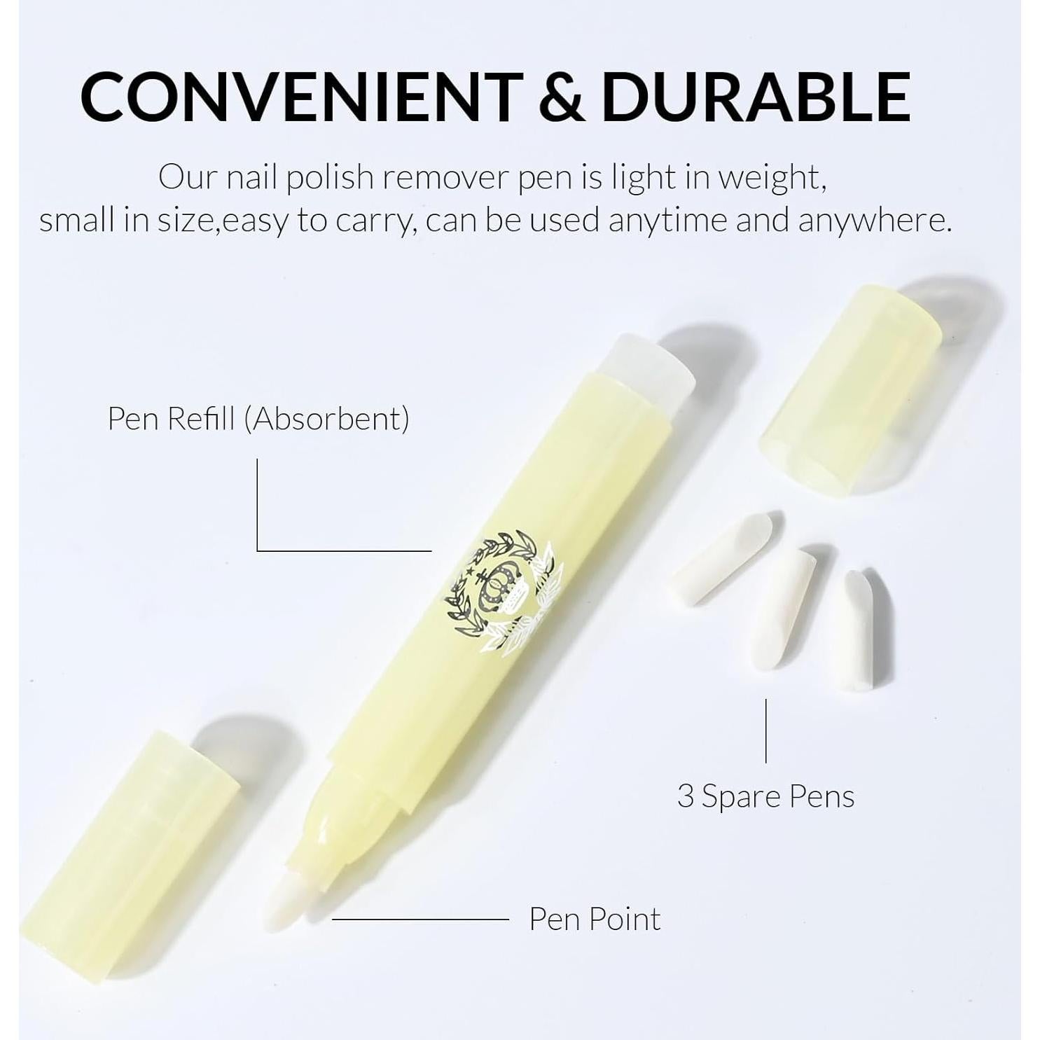 4 Lápices Correctores de Esmalte FREEORR con 3 Recambios