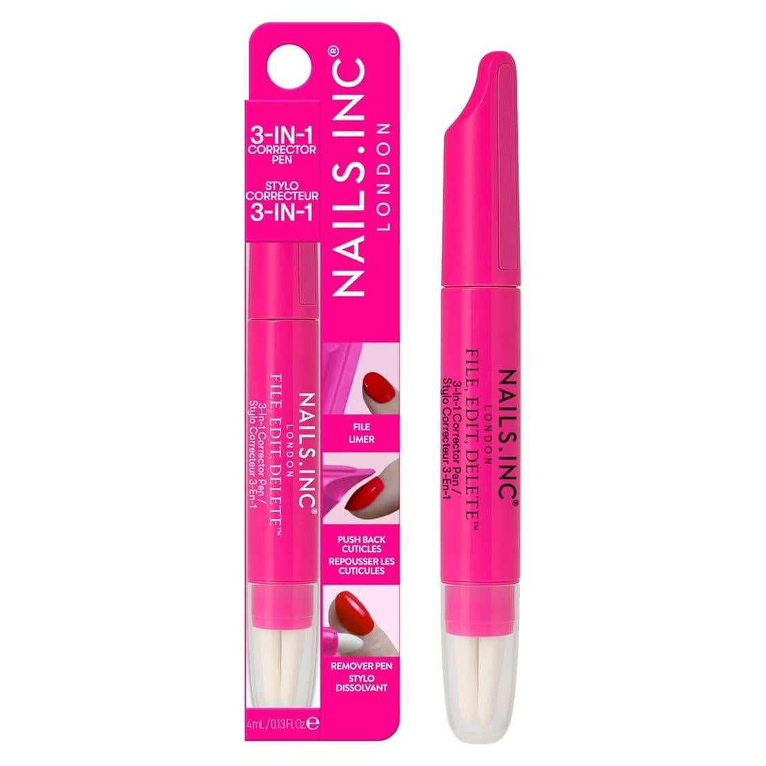 Bolígrafo Corrector 3-en-1 Lima Inc - Elimina Errores de Manicura