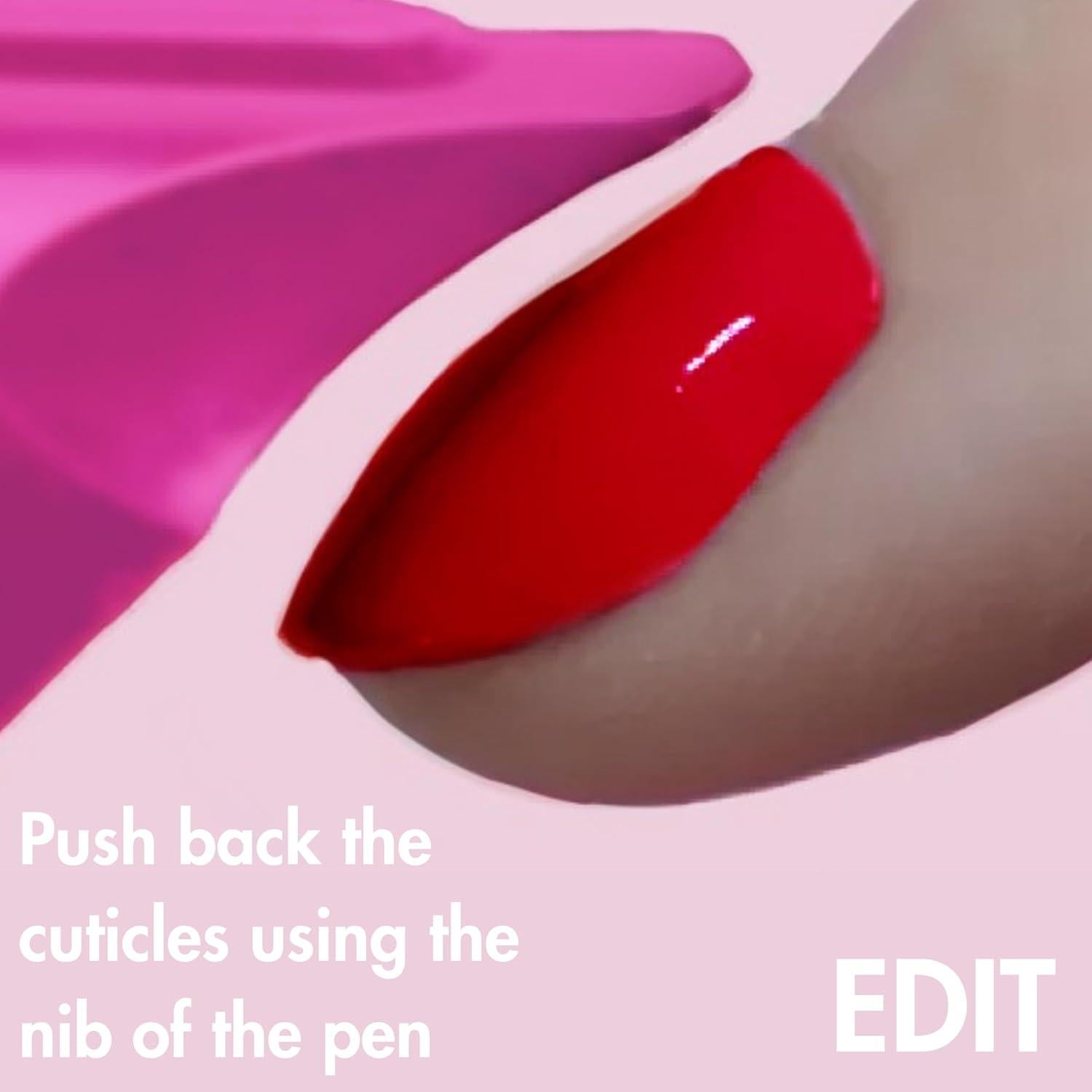 Bolígrafo Corrector 3-en-1 Lima Inc - Elimina Errores de Manicura