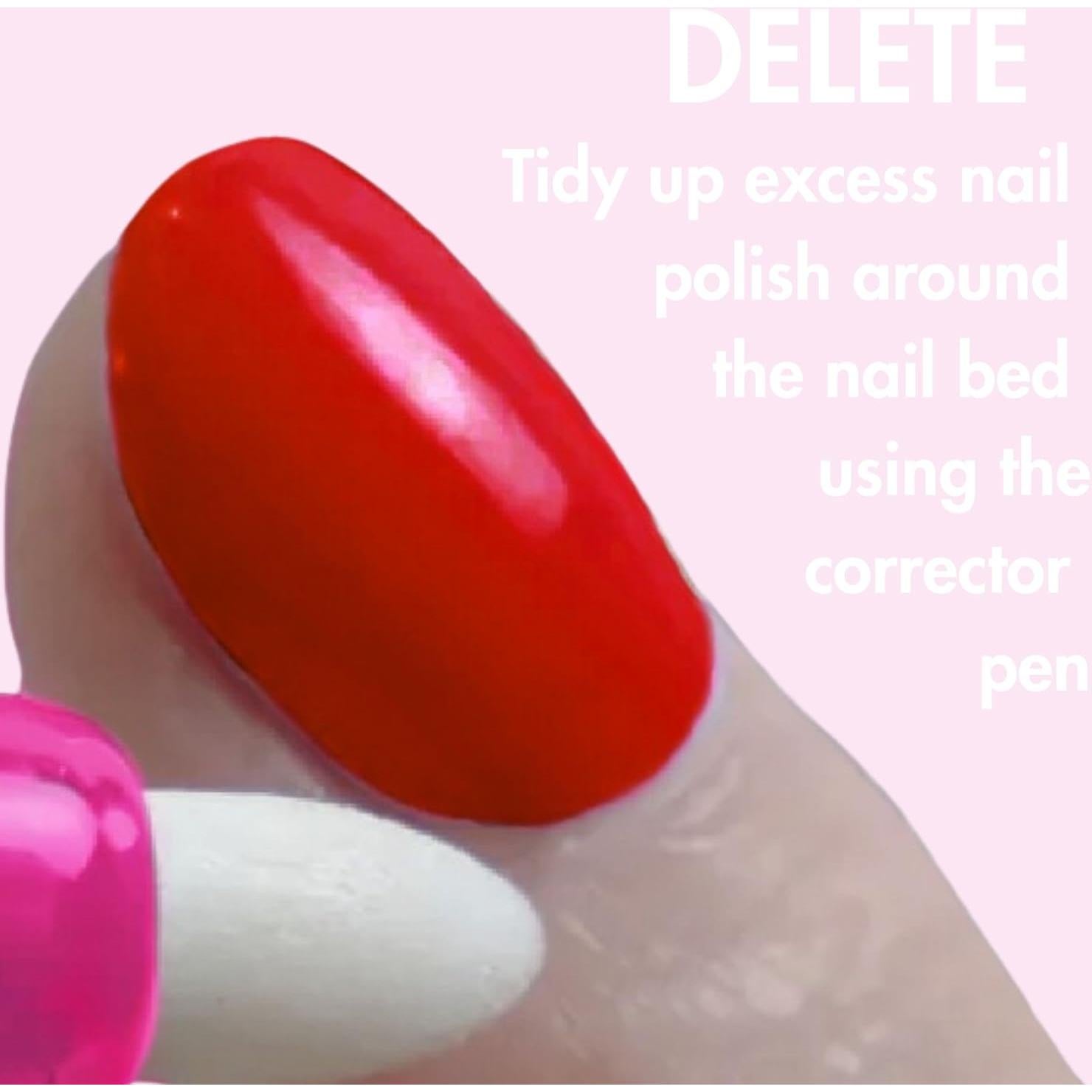 Bolígrafo Corrector 3-en-1 Lima Inc - Elimina Errores de Manicura