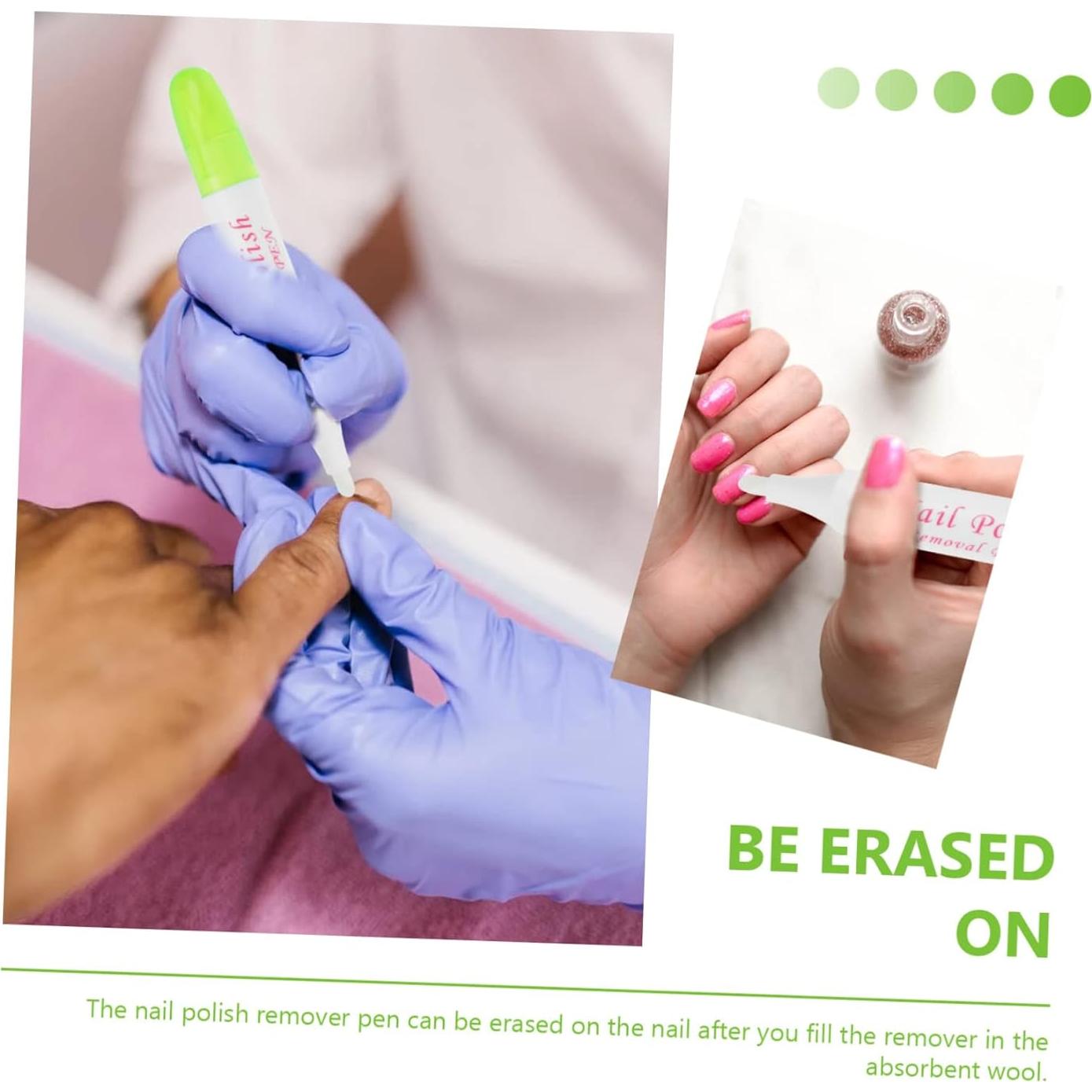 Lápiz de Limpieza de Uñas MERRYHAPY 10 Piezas Accesorio Manicura