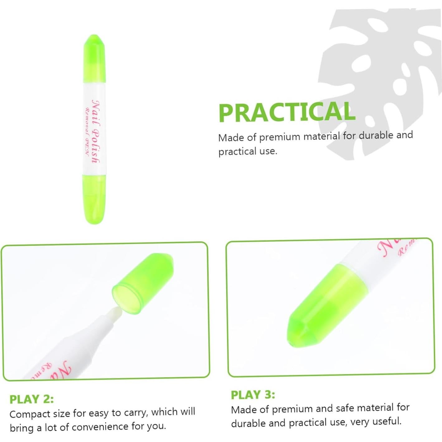 Lápiz de Limpieza de Uñas MERRYHAPY 10 Piezas Accesorio Manicura