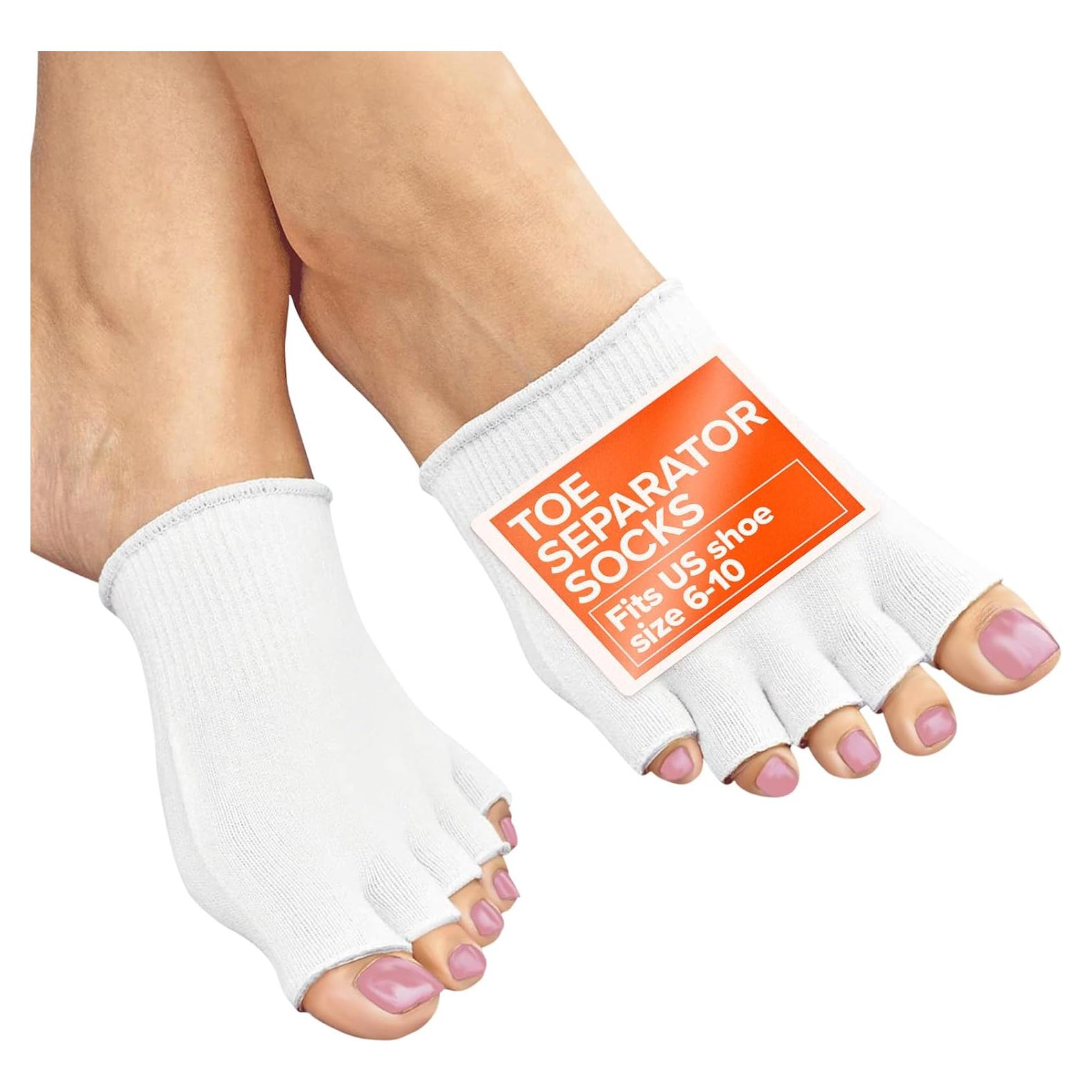 Calcetines Separadores de Dedos de Gel NADOBA Talla 36-40