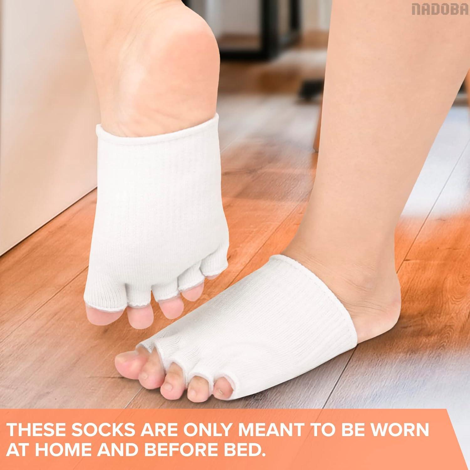Calcetines Separadores de Dedos de Gel NADOBA Talla 36-40