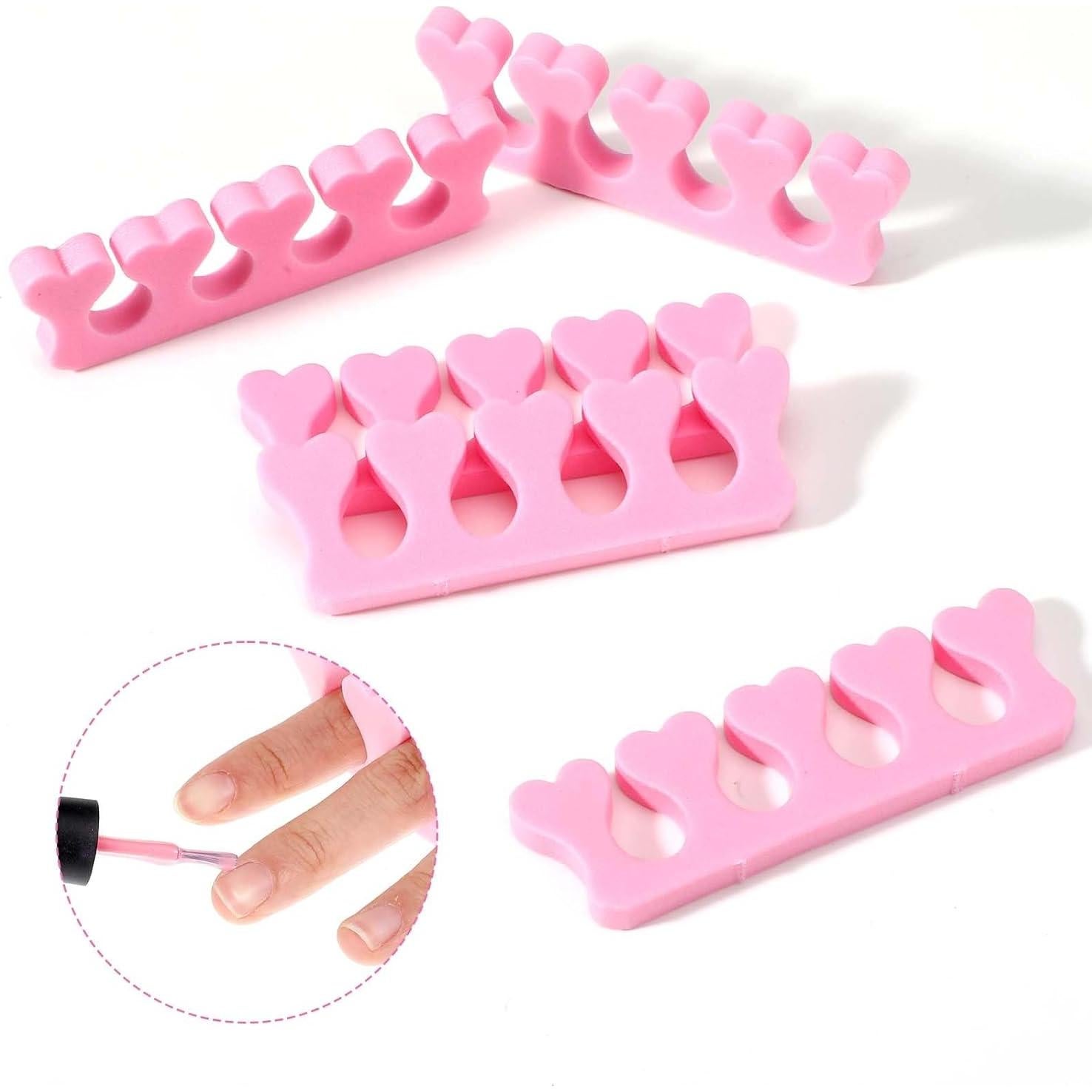Separadores de Dedos de Esponja Piriuuo 12 Pcs para Pedicura