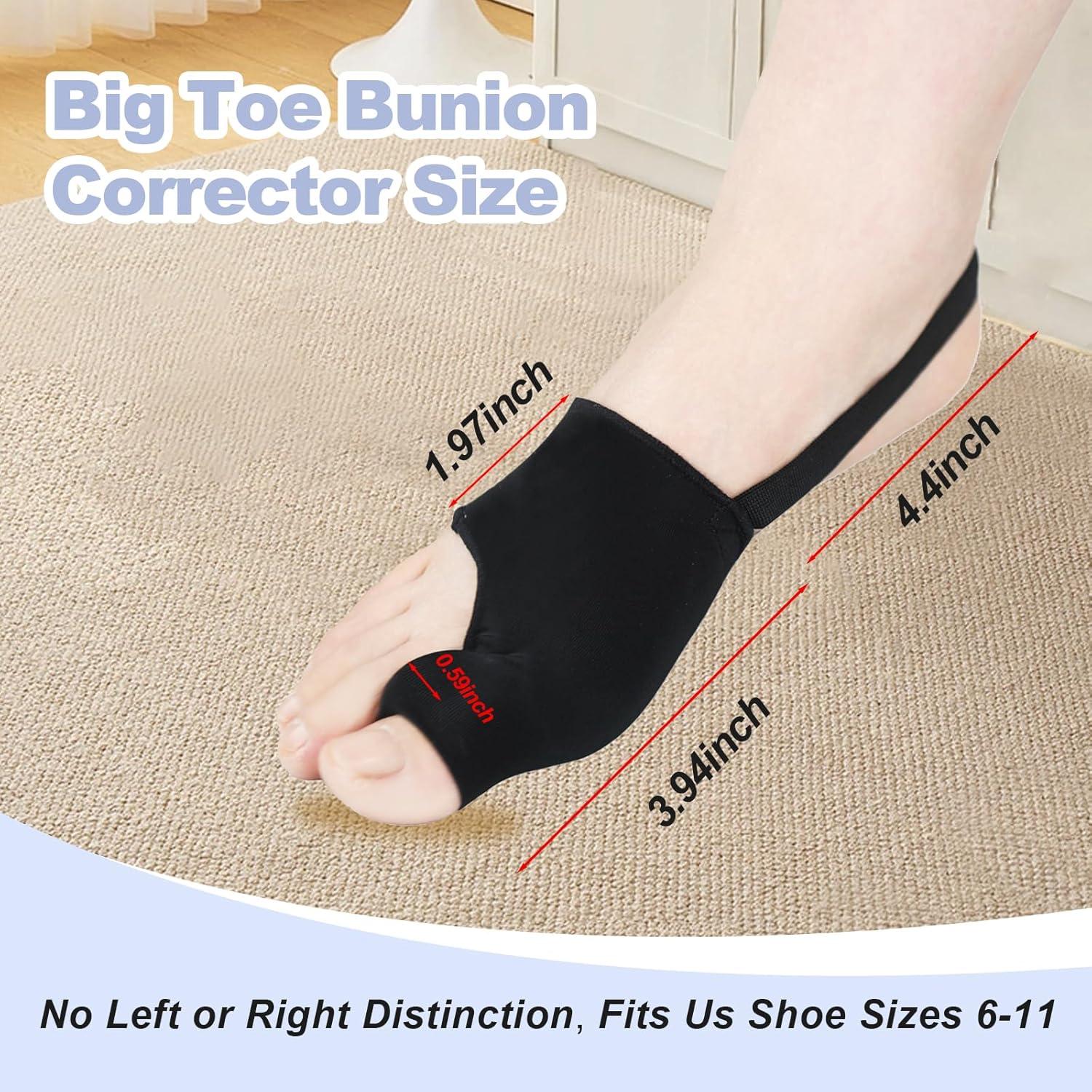 4 Piezas Corrector de Juanetes Perusiaw Alivio Dolor Transpirable