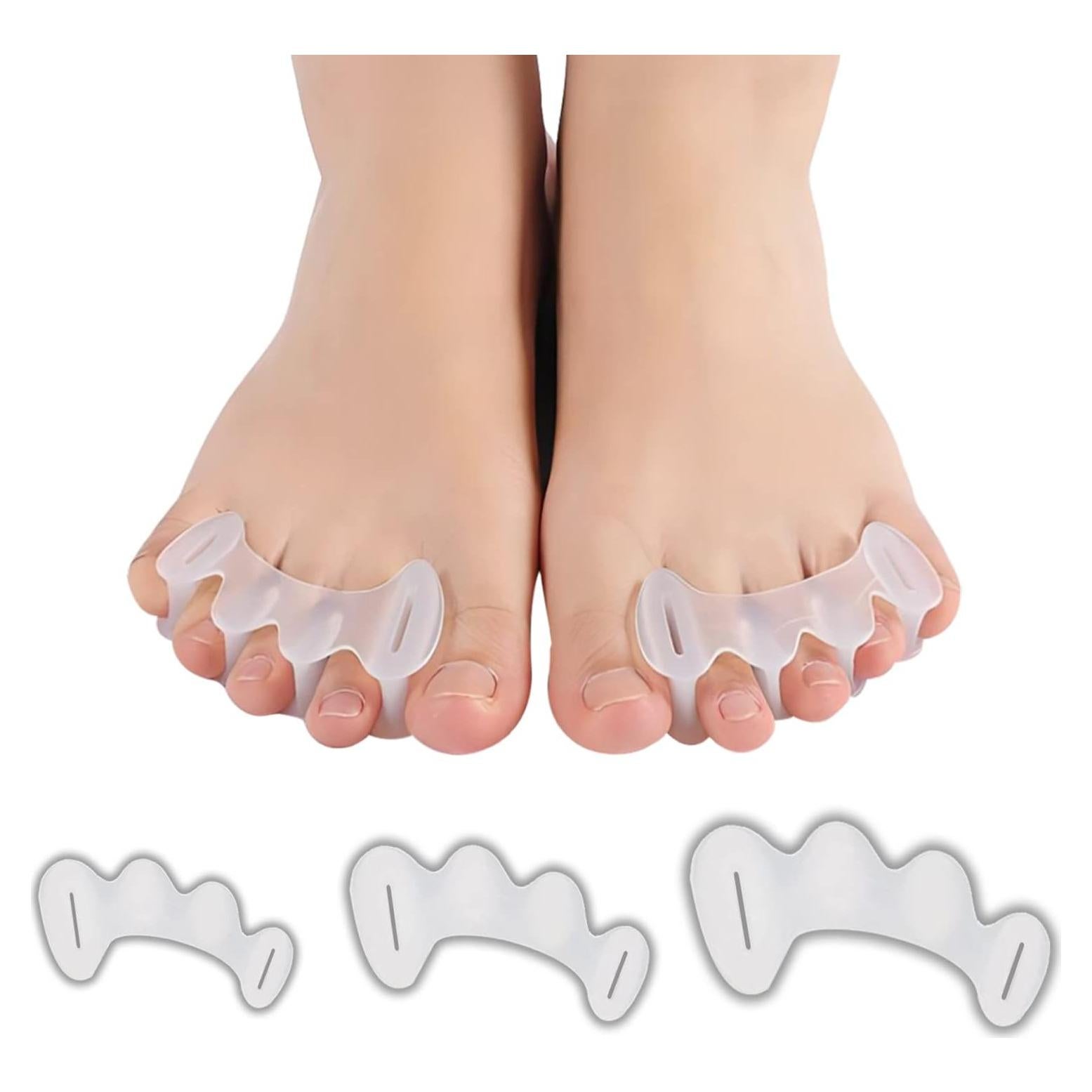 Separador de Dedos COOLWAVE Ajustable para Juanetes y Fascitis