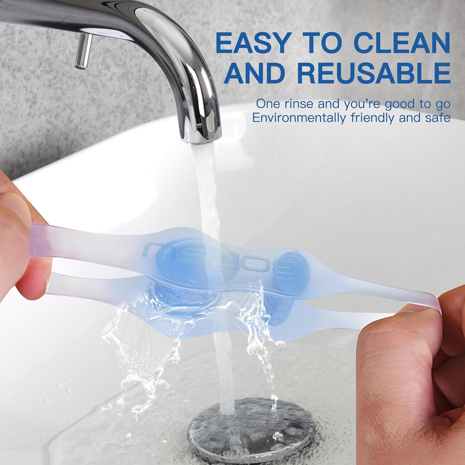 Separadores de Dedos de Silicona BORSU 2pcs Almohadillas Correctoras