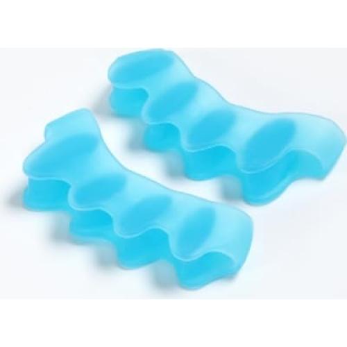 Separador de Dedos Premium One Click Azul - Silicona Flexible