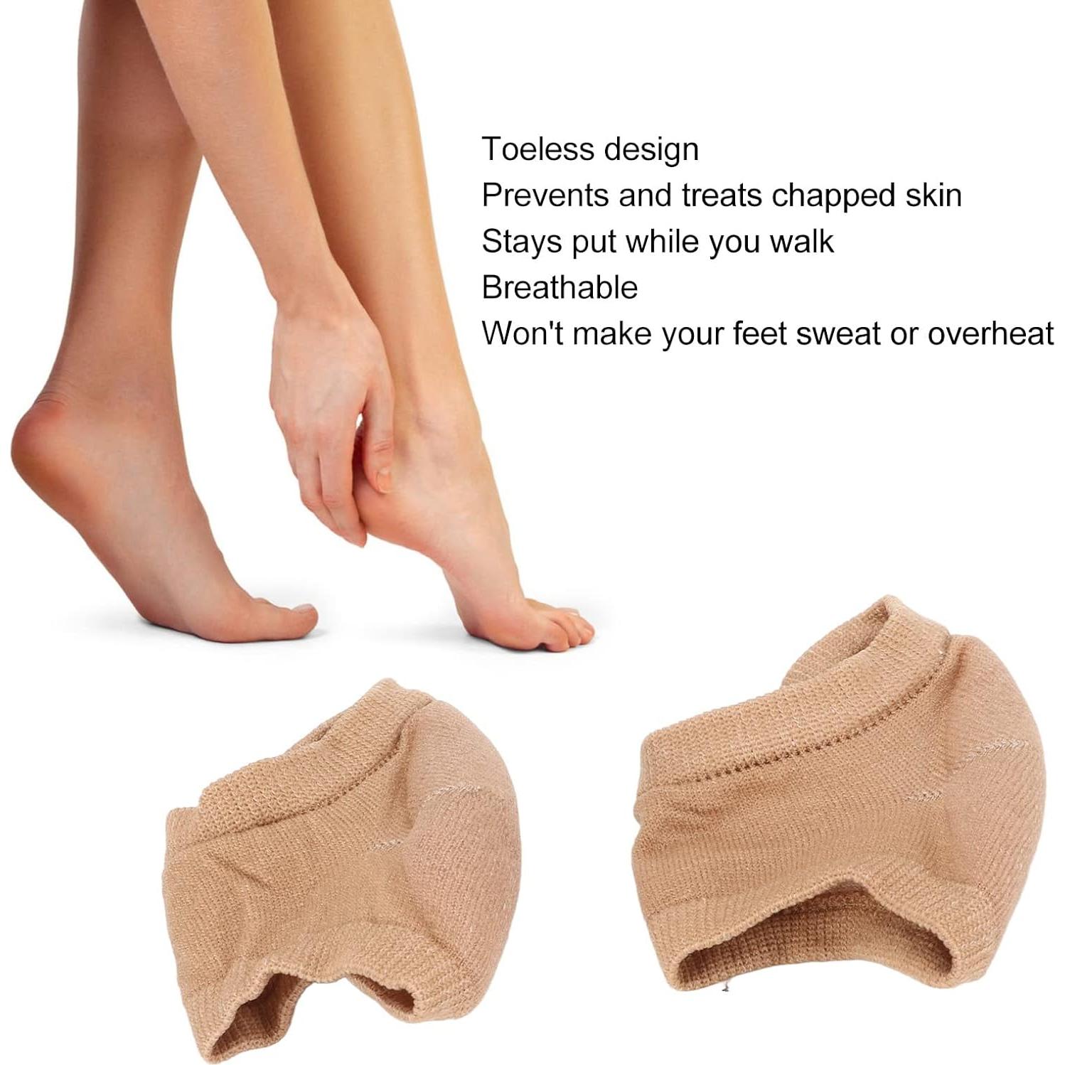 Calcetines Hidratantes para Talones CHICIRIS - 4 Pares Gel