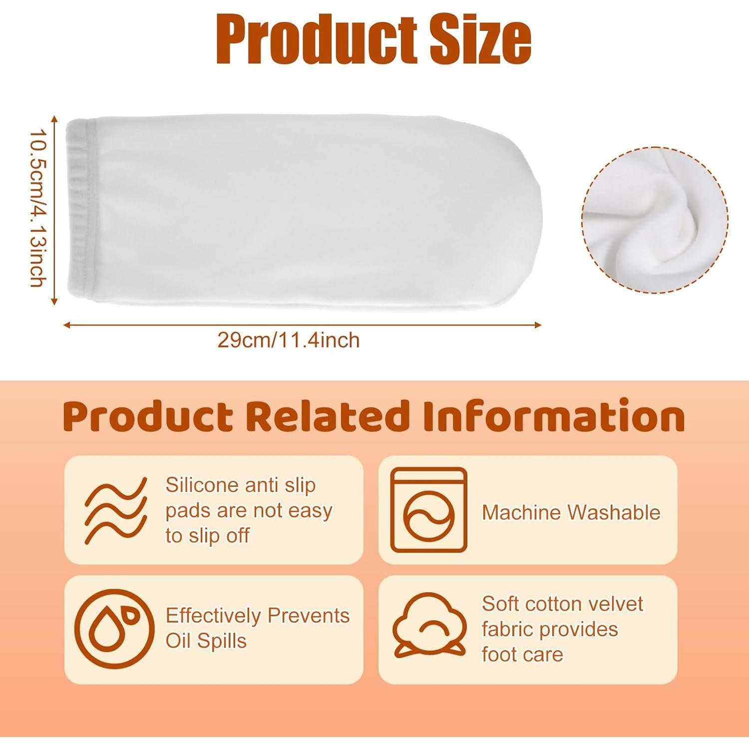 Envoltura de Aceite de Ricino para Pies Aphumedc - 1 Par Hidratante