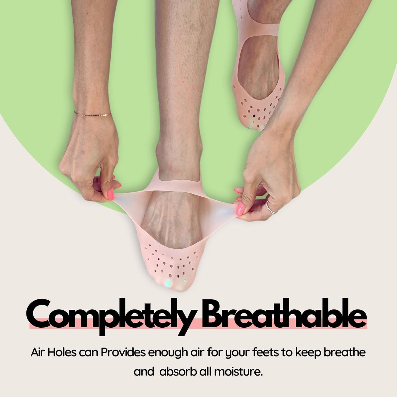 Calcetines Hidratantes FOOTINSOLE.COM - Tratamiento Spa para Pies Suaves (Pequeño, 1 Par)