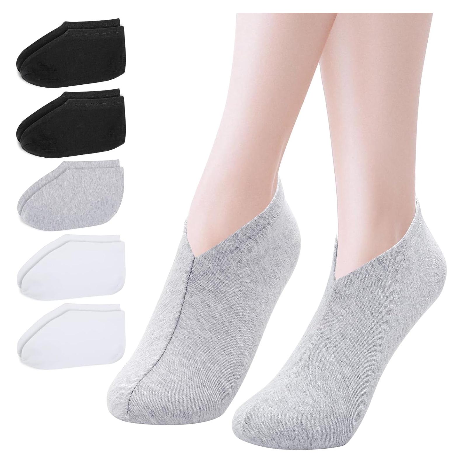 Calcetines Hidratantes Segbeauty 12 Pares Algodón para Talones