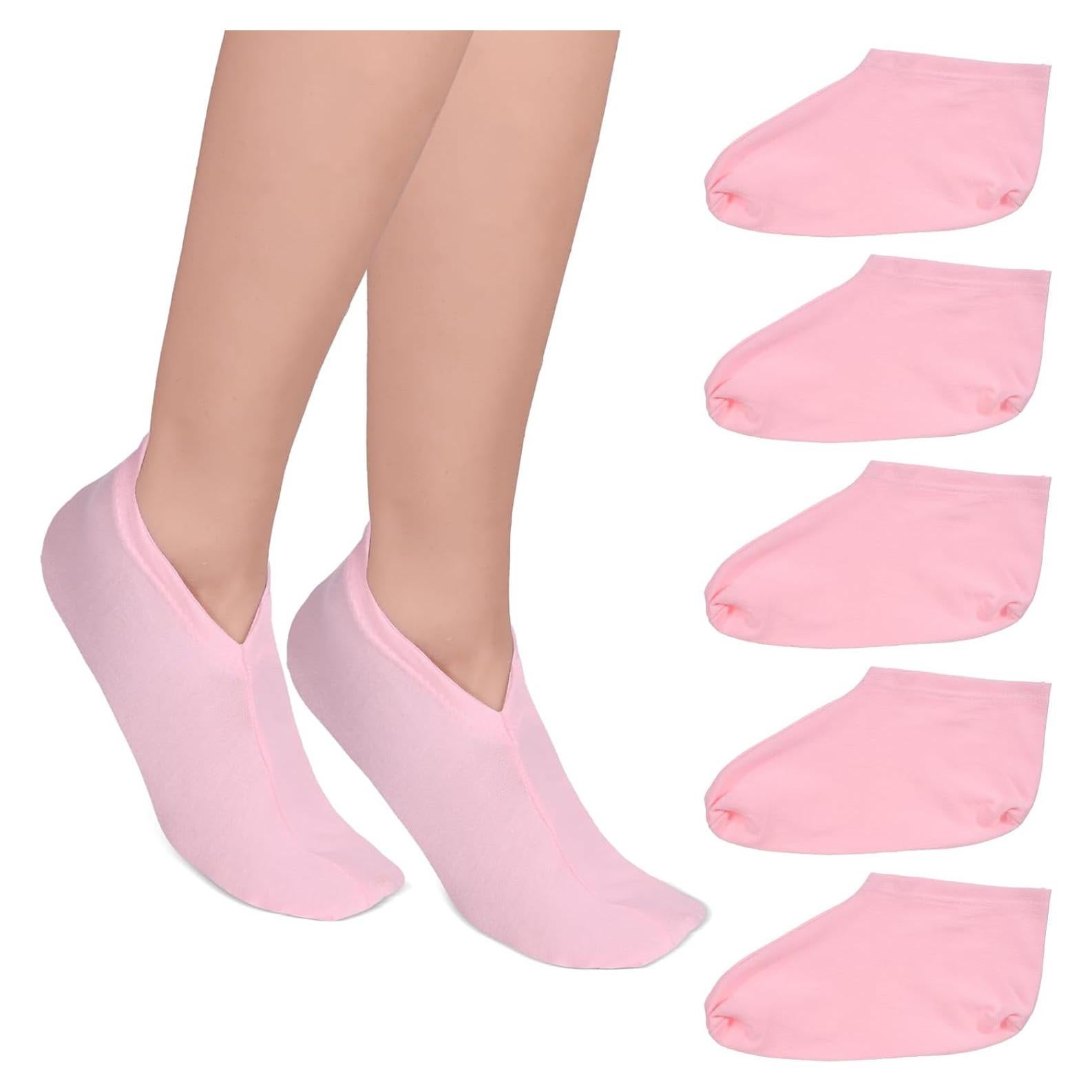 3 Pares de Calcetines Hidratantes Rosa Xelsluthe para Pies Secos
