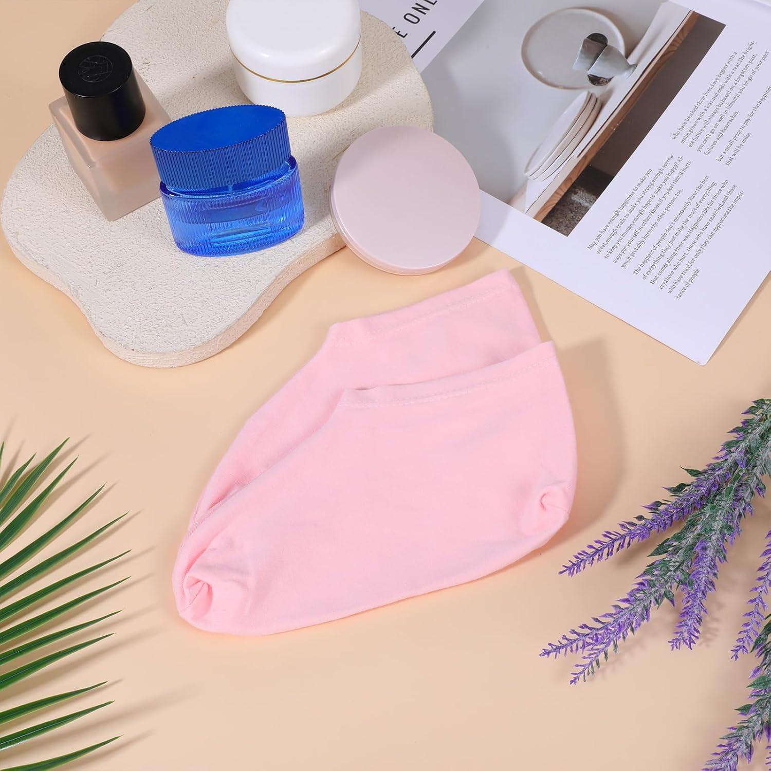 3 Pares de Calcetines Hidratantes Rosa Xelsluthe para Pies Secos