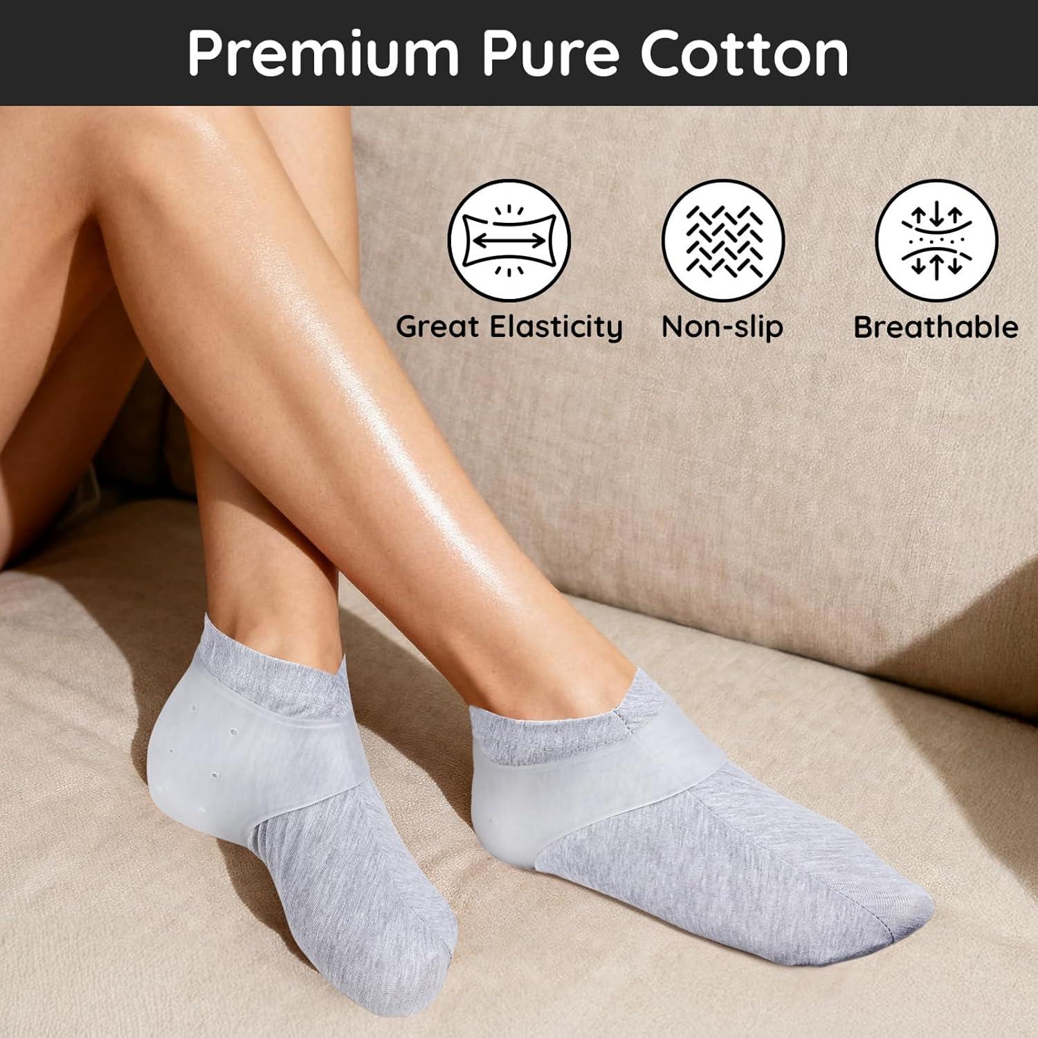 Calcetines Hidratantes Segbeauty 12 Pairs Algodón Silicona