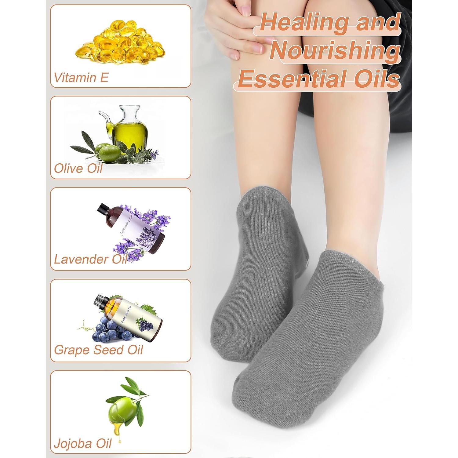 Calcetines Hidratantes DF para Pies Secos y Agrietados - 2 Pares