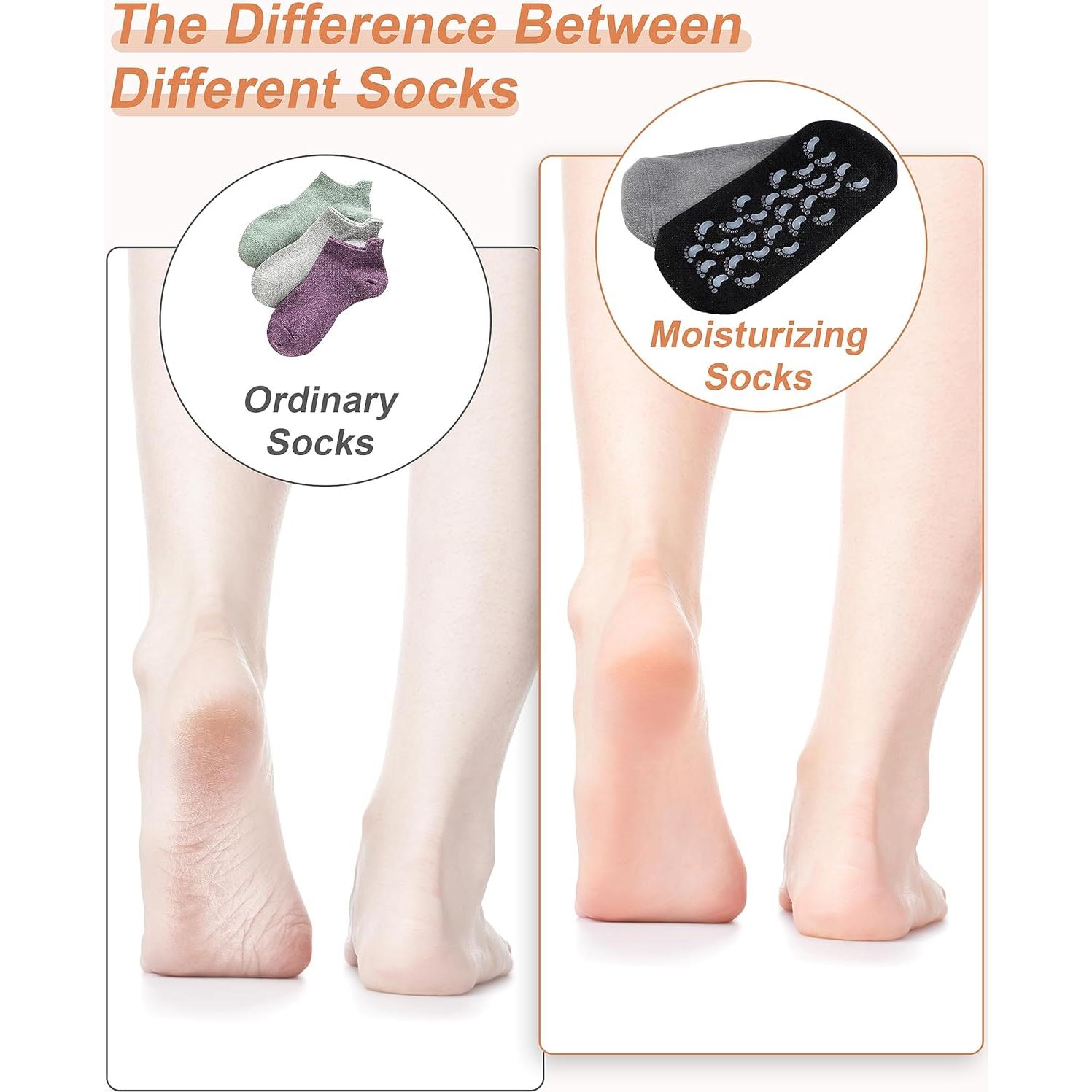 Calcetines Hidratantes DF para Pies Secos y Agrietados - 2 Pares