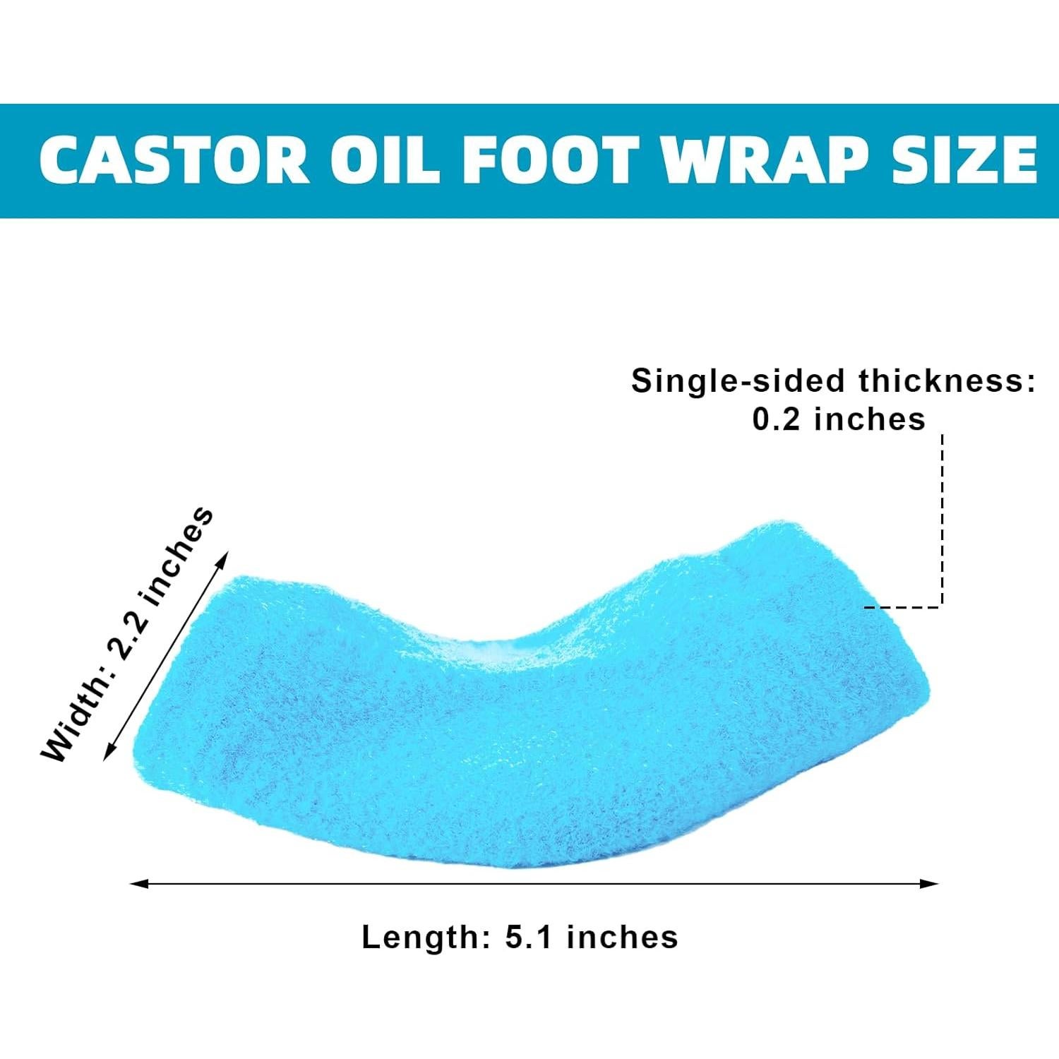 Envoltura de Aceite de Ricino para Pies FDFuZhao - Hidratante