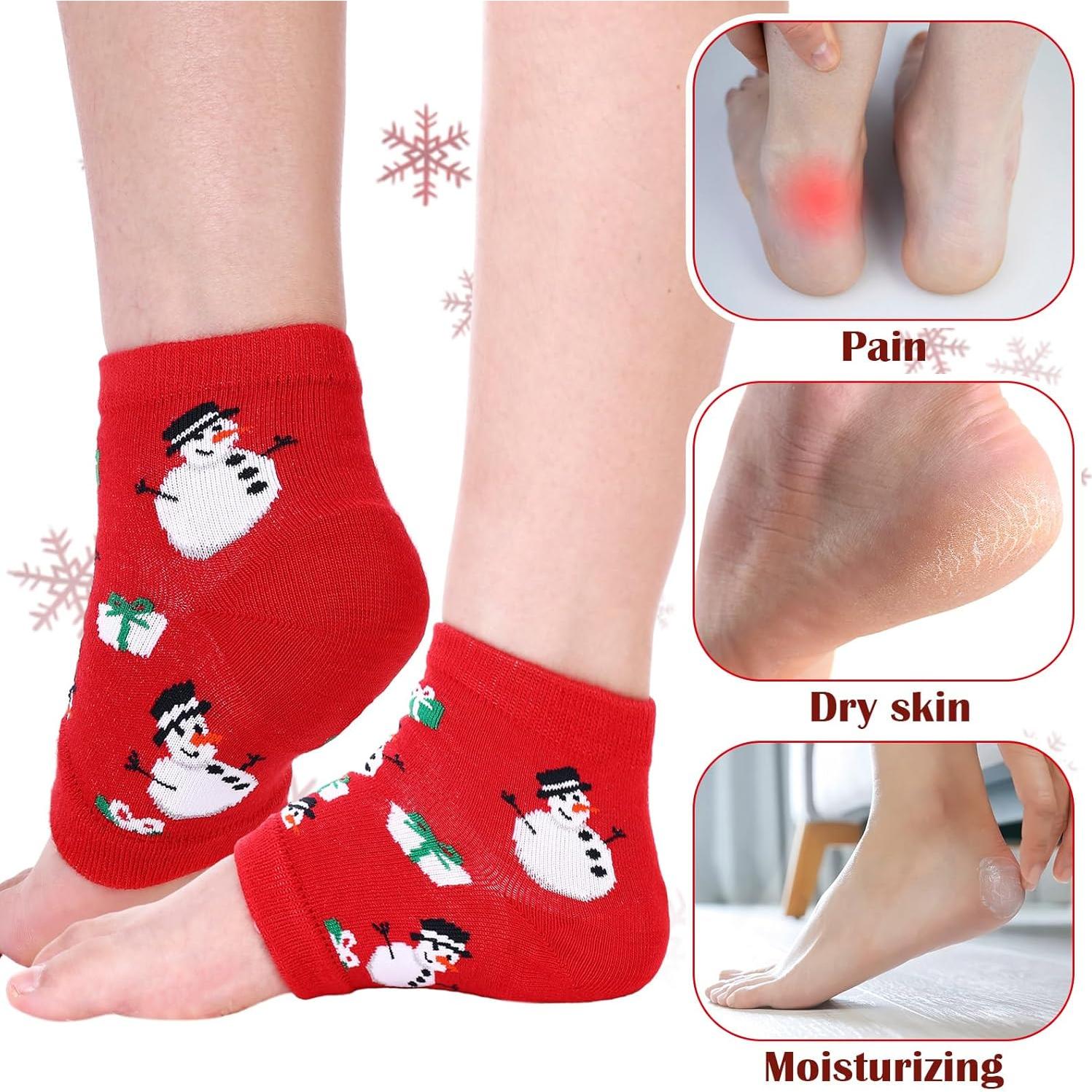 6 Pares de Calcetines Hidratantes Navideños Breathffy - Talla Única
