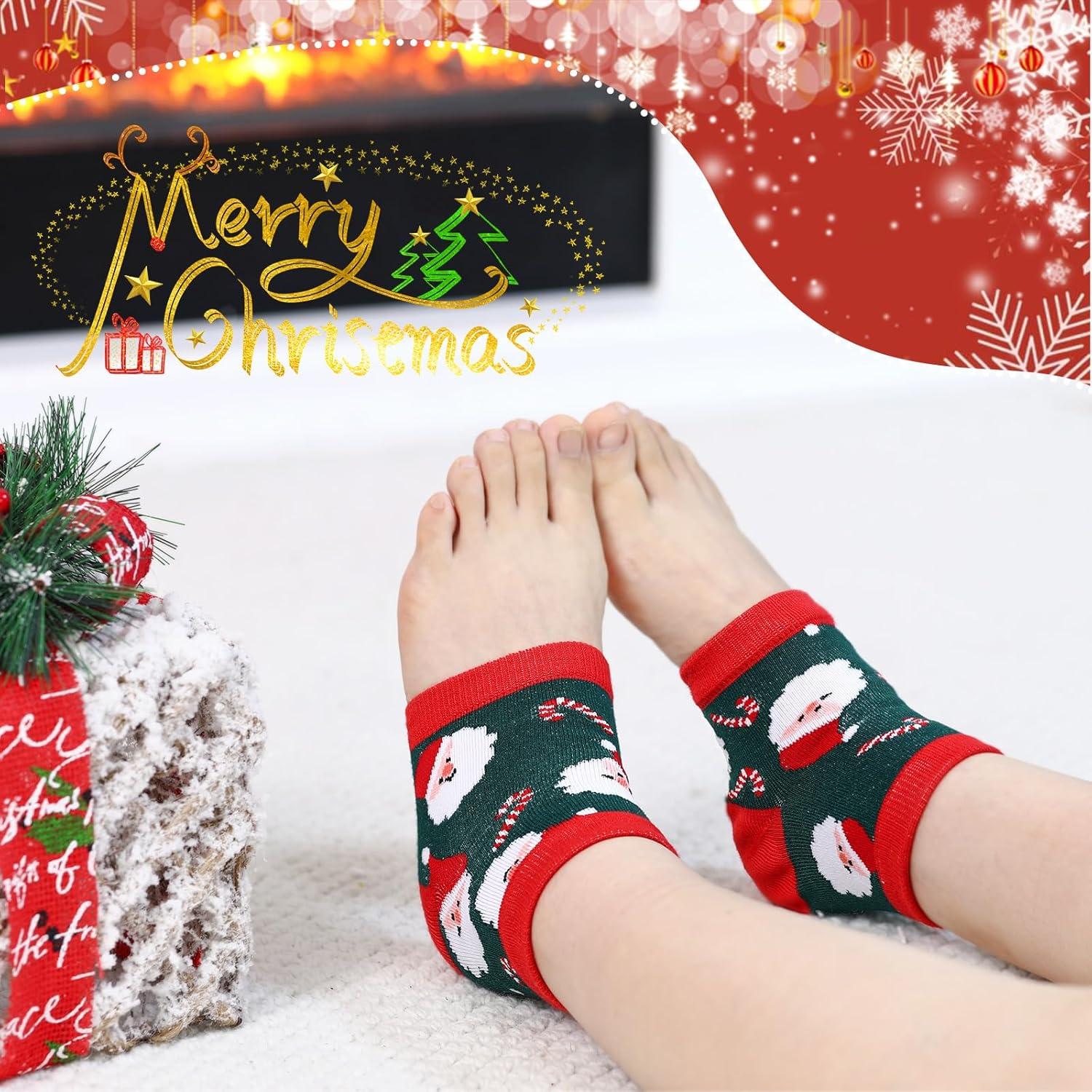 6 Pares de Calcetines Hidratantes Navideños Breathffy - Talla Única