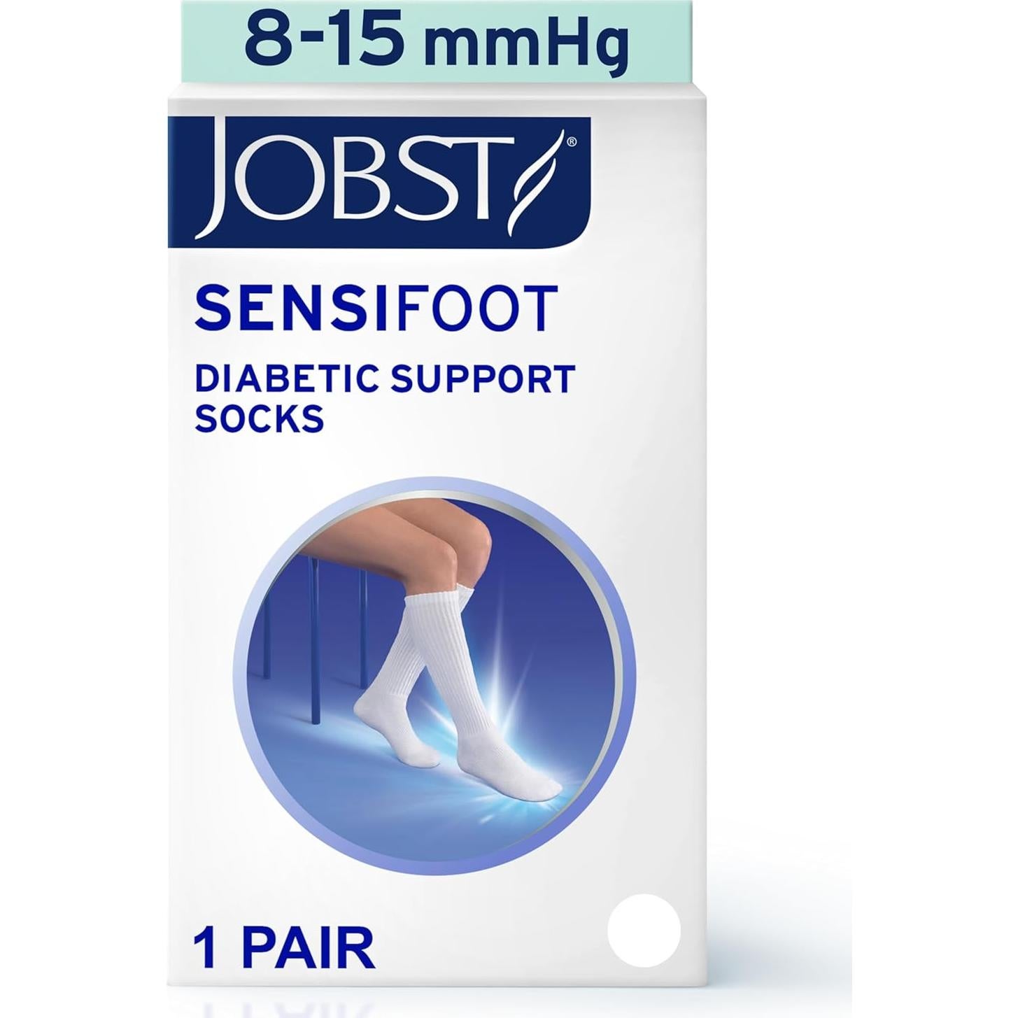 Calcetines de Compresión Diabéticos JOBST SensiFoot 8-15 mmHg XL