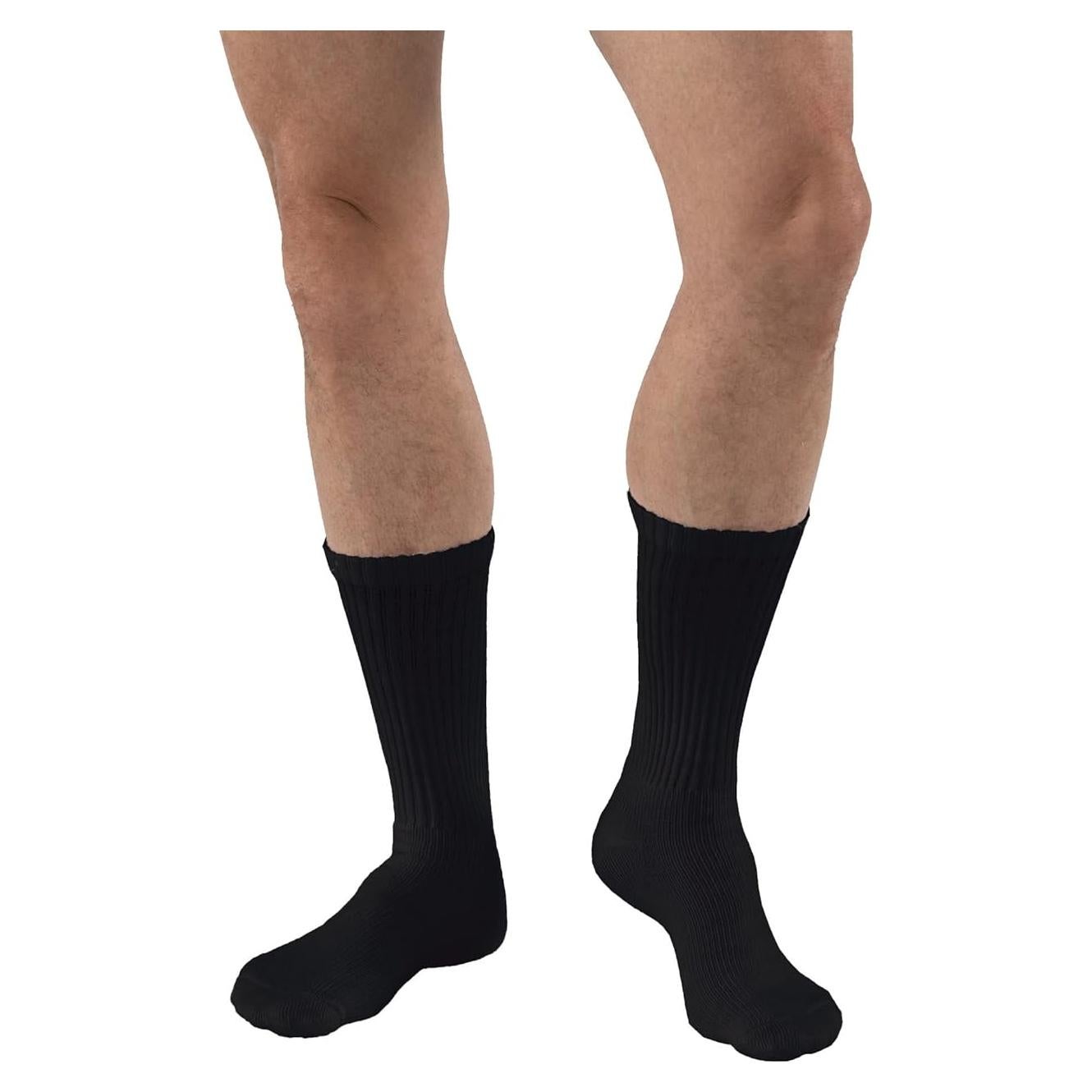 Calcetines de Compresión Diabéticos JOBST SensiFoot 8-15 mmHg Negro Pequeño